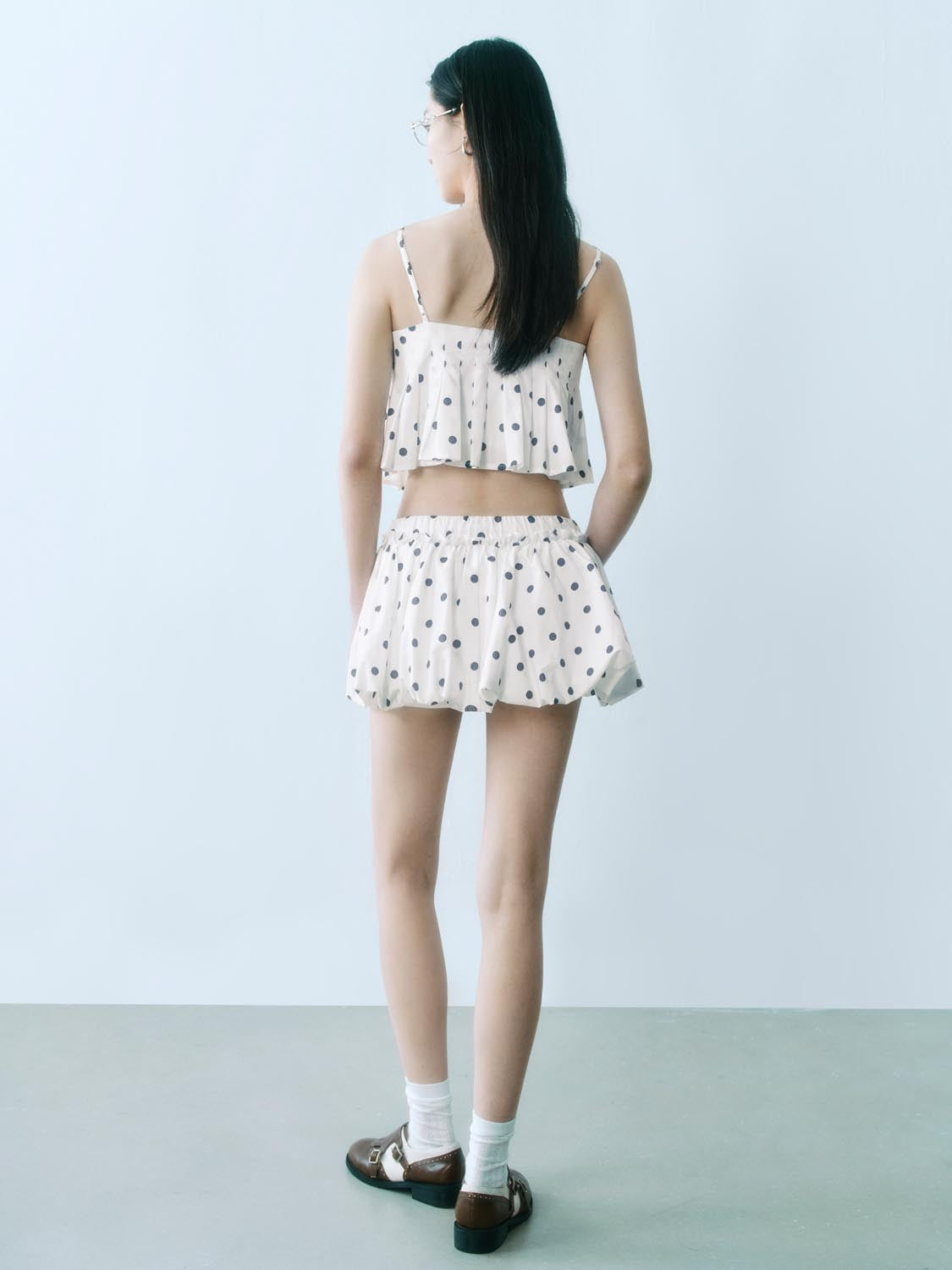 Stylish Dotted Mini A-Line Skirt for Women - Trendy Floral Print Summer Skirt | Perfect for Casual Outings, Parties & Date Nights