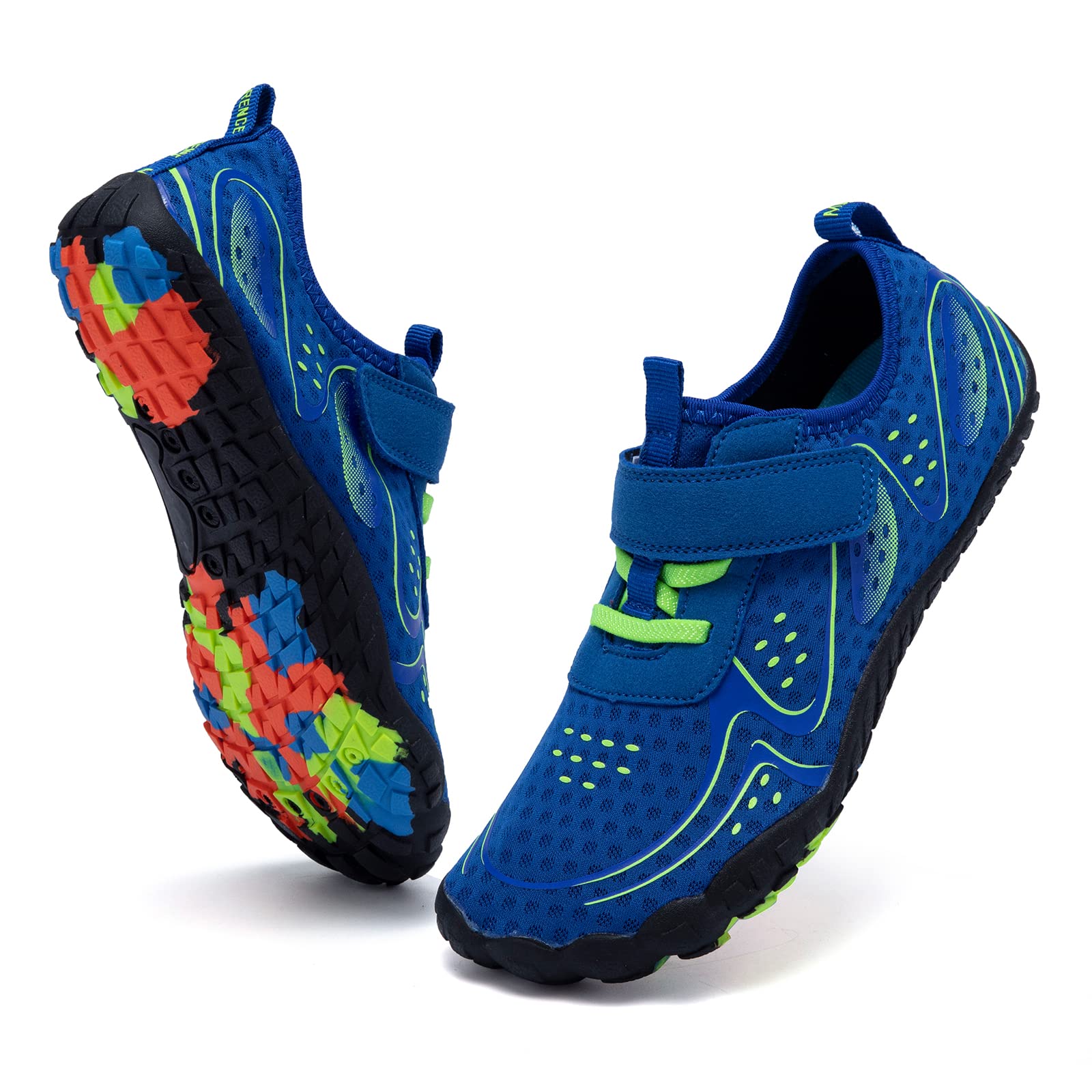 **Boys & Girls Water Shoes - Lightweight Comfortable Sole for Easy Walking, Athletic Slip-On Aqua Socks (Toddler/Little Kid/Big Kid) - Perfect for Beach, Pool, and Water Sports**