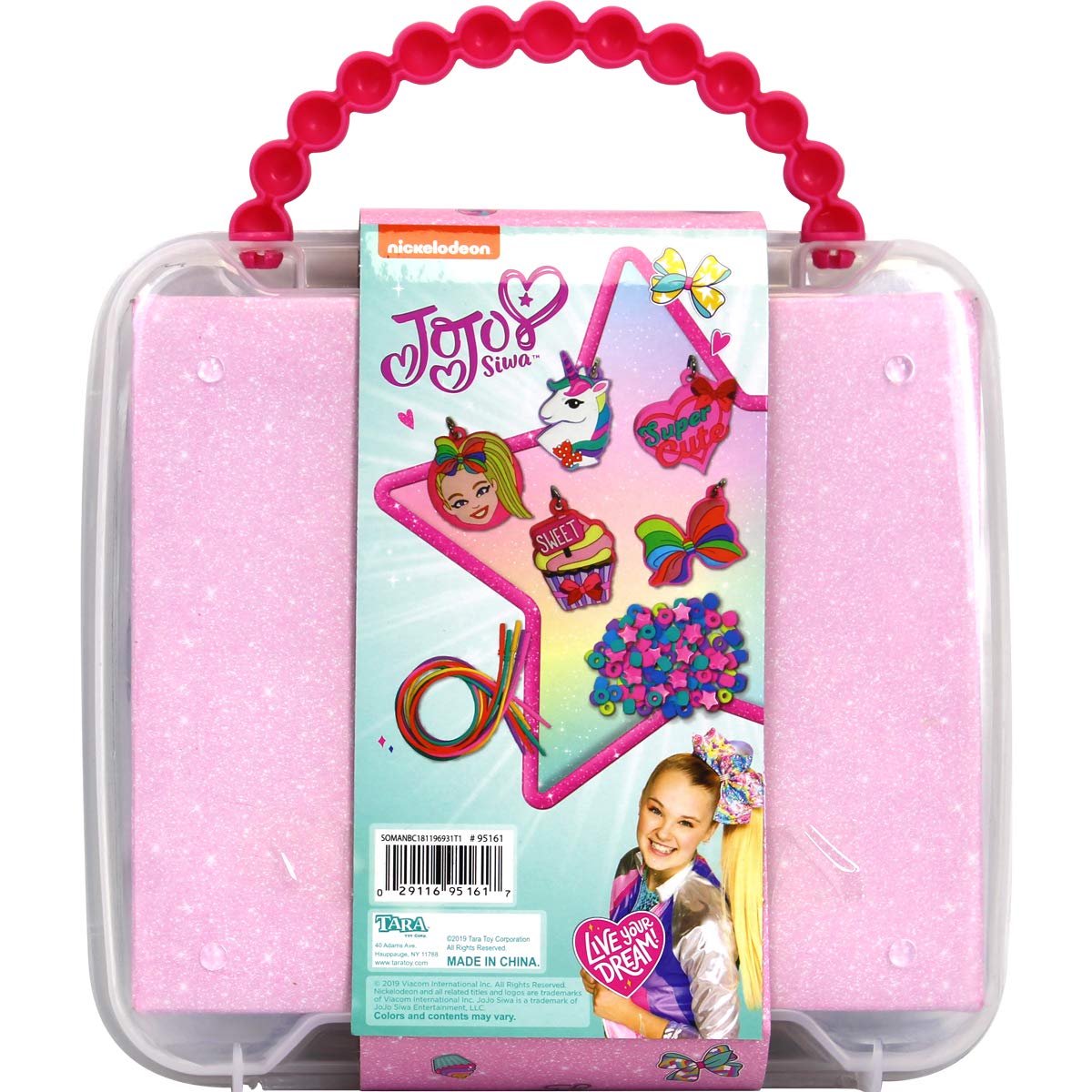 Tara Toys JoJo Necklace Activity Set for Kids - DIY Bead Jewelry Making Kit with 500+ Beads & Charms - Creative Arts & Crafts Gift for Girls Ages 6-12 - Perfect for Birthday Parties, Playdates & Summer Camp Activities
