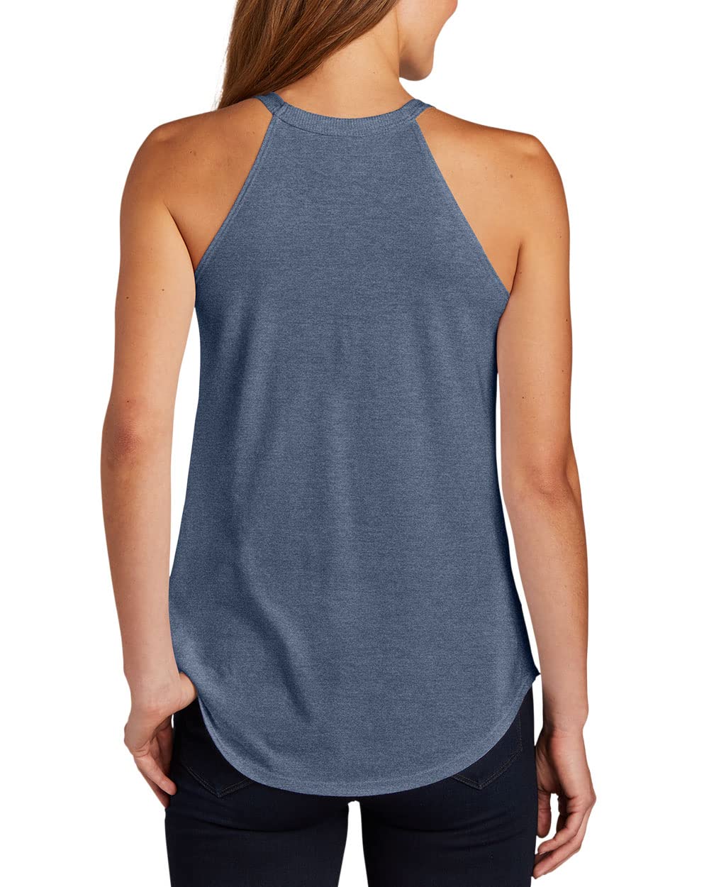 AC/DC Highway to Hell Junior's High Neck Tank Top - Rock Band Graphic Tee for Concerts, Music Festivals & Casual Wear
