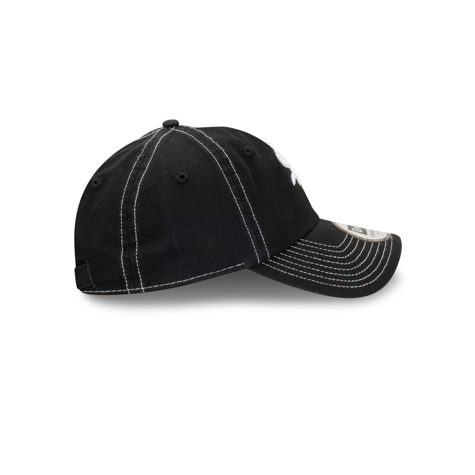 New Era Chicago White Sox Black Baseball Cap - Adjustable Snapback Hat for Men & Women - Perfect for Games, Sports & Casual Wear
