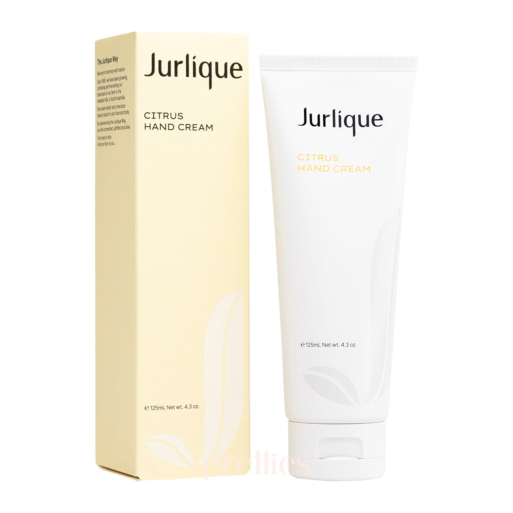 Jurlique Citrus Hand Cream 125ml - Hydrating & Nourishing with Natural Ingredients - Perfect for Dry Hands, Office Use & Travel Skincare