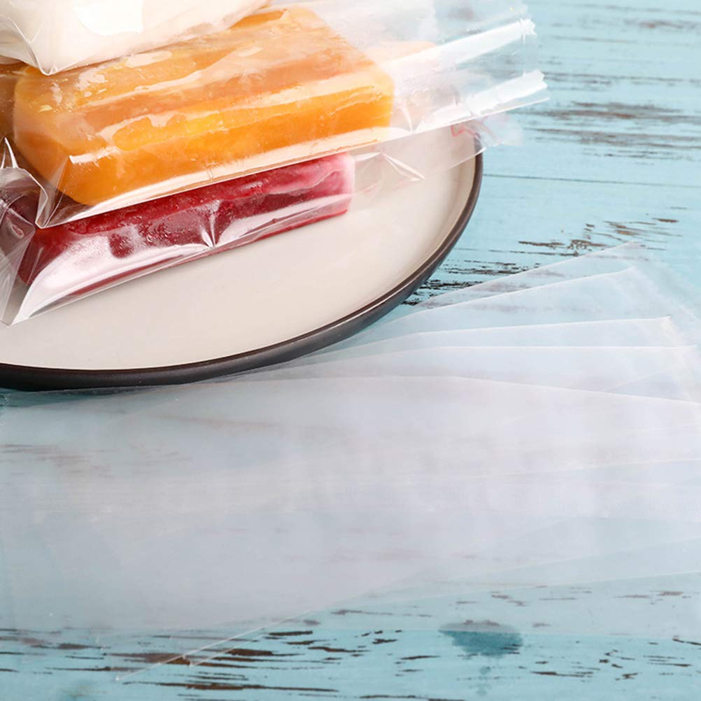 200 Pcs Popsicle Bags - Reusable Ice Cream Storage Bags with Drawstring for Homemade Frozen Treats, DIY Desserts & Party Favors | Cabilock Food-Grade Packaging Solution