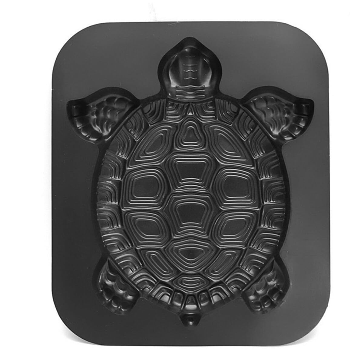 USHOBE Turtle Shaped Stepping Stone Mold - Reusable DIY Concrete Cement Path Maker for Garden, Lawn & Driveway Paving | Create Beautiful Walkways & Decorative Garden Paths