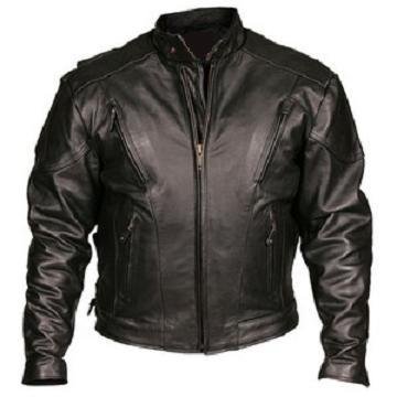Men's Genuine Leather Motorcycle Jacket with Zippered Air Vents - Breathable Biker Jacket for Riding Comfort & Style - Perfect for Motorcycle Enthusiasts & Urban Fashion