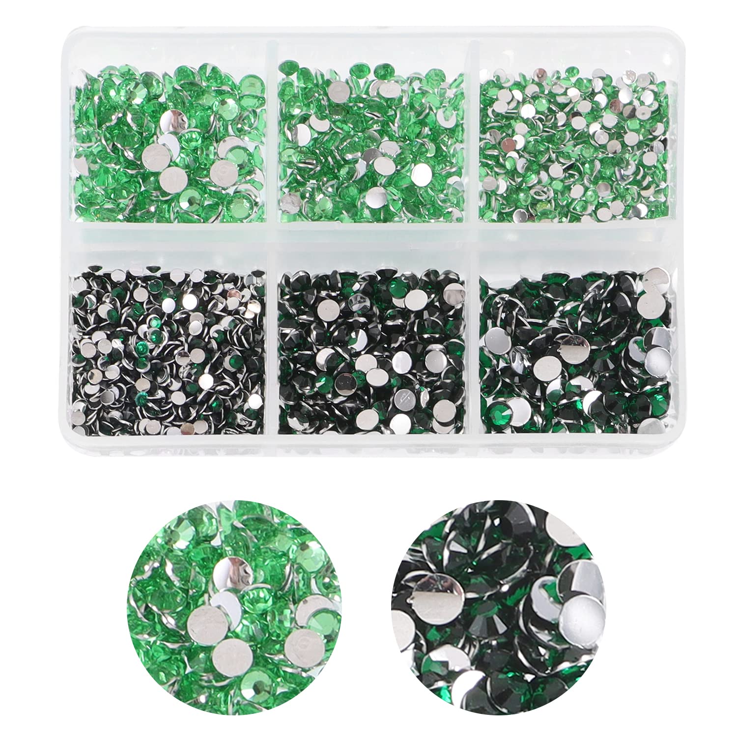 3000pcs 10mm Crystal Resin Rhinestones - Sparkling Glitter Gems for Nail Art, DIY Crafts, Clothing & Jewelry Accessories - Perfect for Costume Design, Scrapbooking & Home Decor