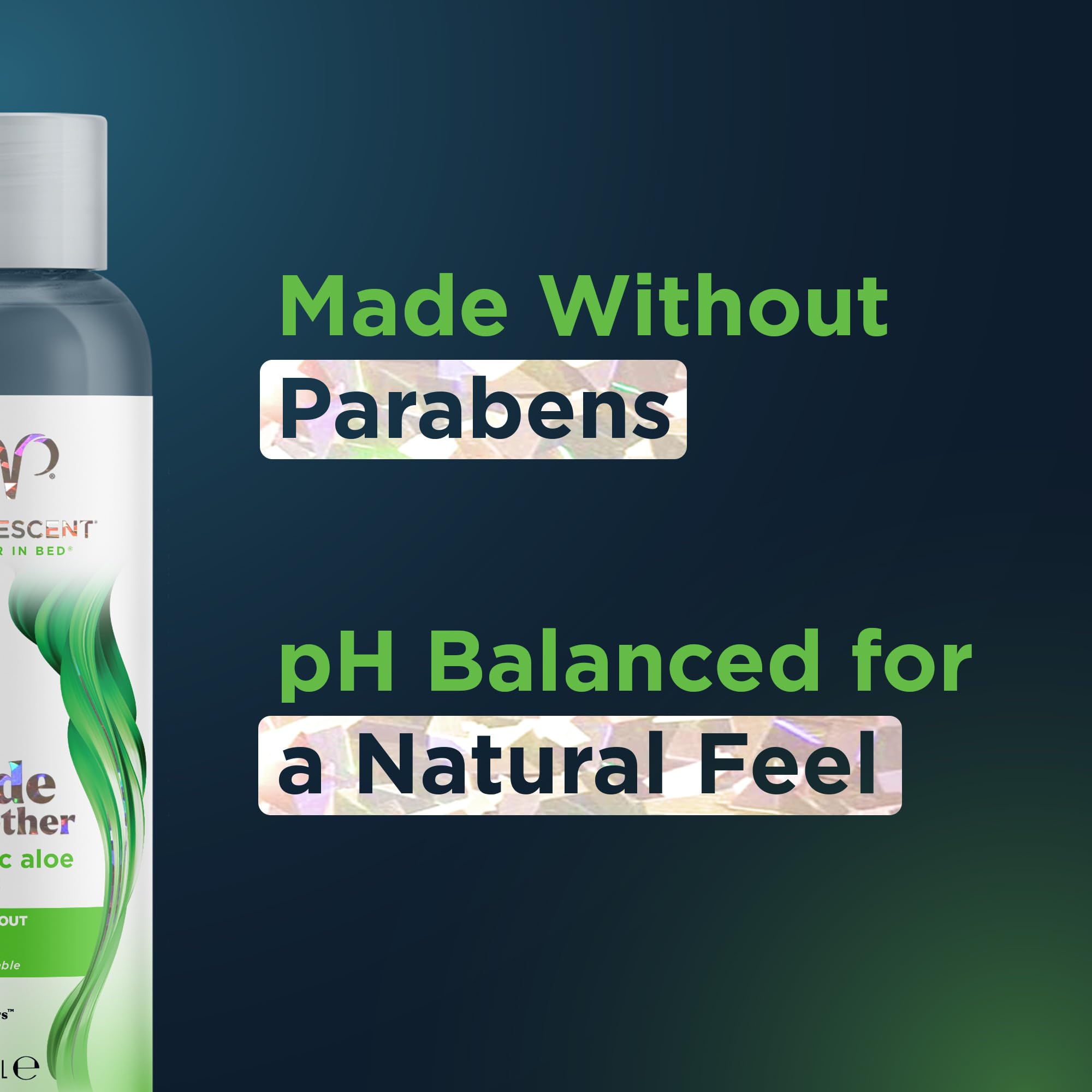 Organic Personal Lubricant for Couples - Natural Aloe & Water-Based Sex Lube for Enhanced Intimacy, Long-Lasting & Condom Safe (4 oz) - Perfect for Sensitive Skin & Romantic Evenings