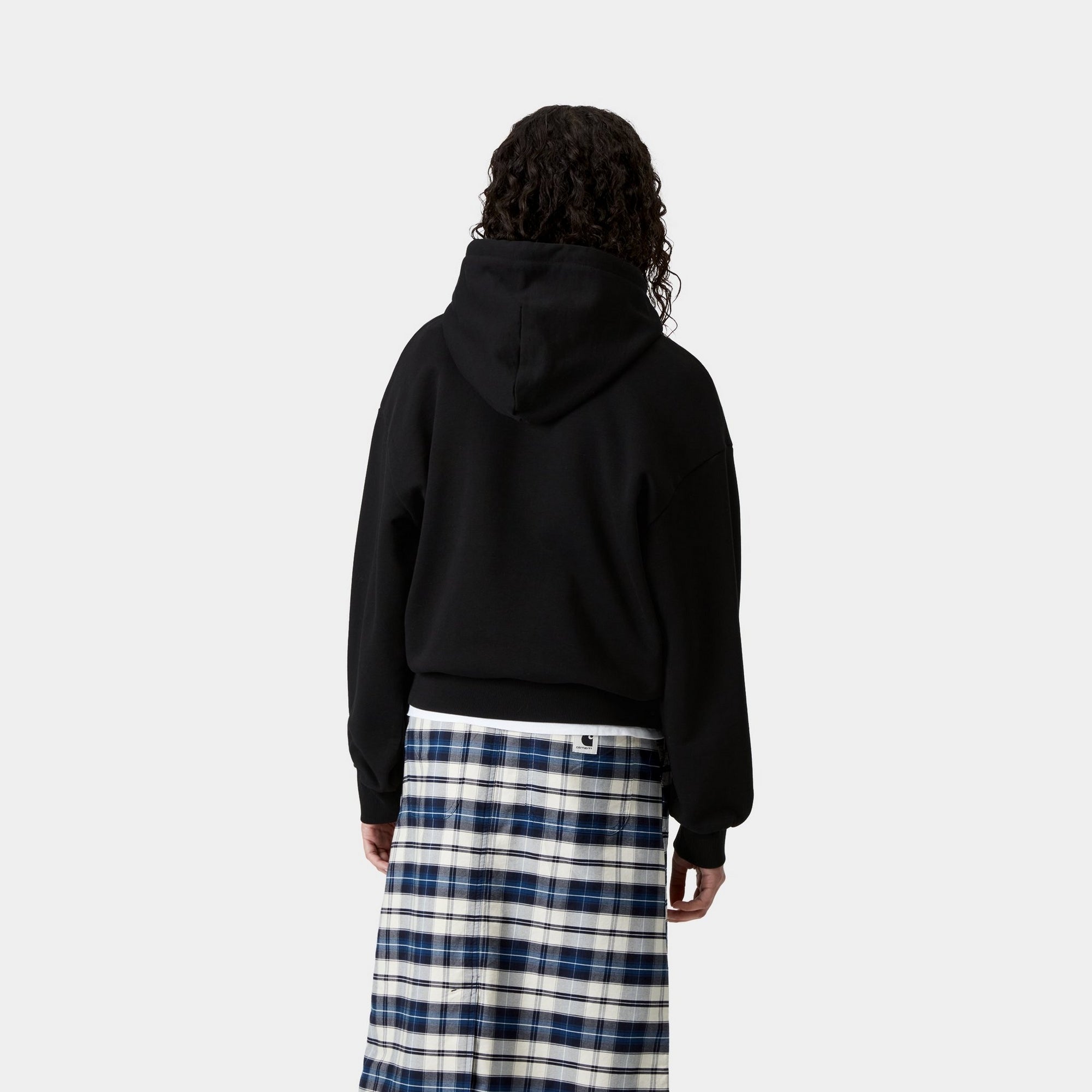 Casey Hooded Sweatshirt for Men & Women - Soft Cotton Pullover with Kangaroo Pocket - Black Unisex Casual Hoodie for Streetwear, Lounge & Outdoor Activities