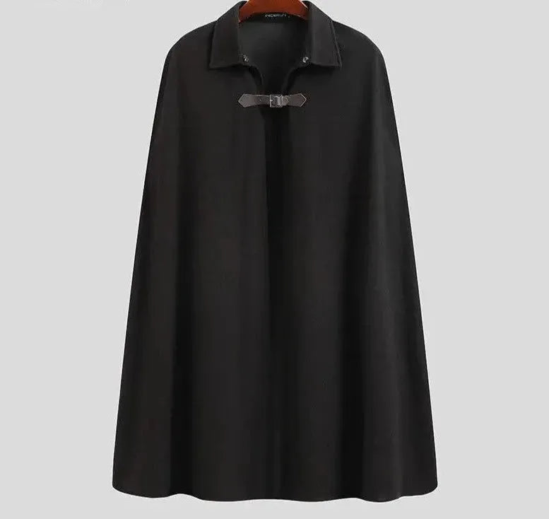 Stylish Men's Poncho Overcoat - Waterproof & Lightweight Outdoor Wear for Hiking, Camping, and Travel