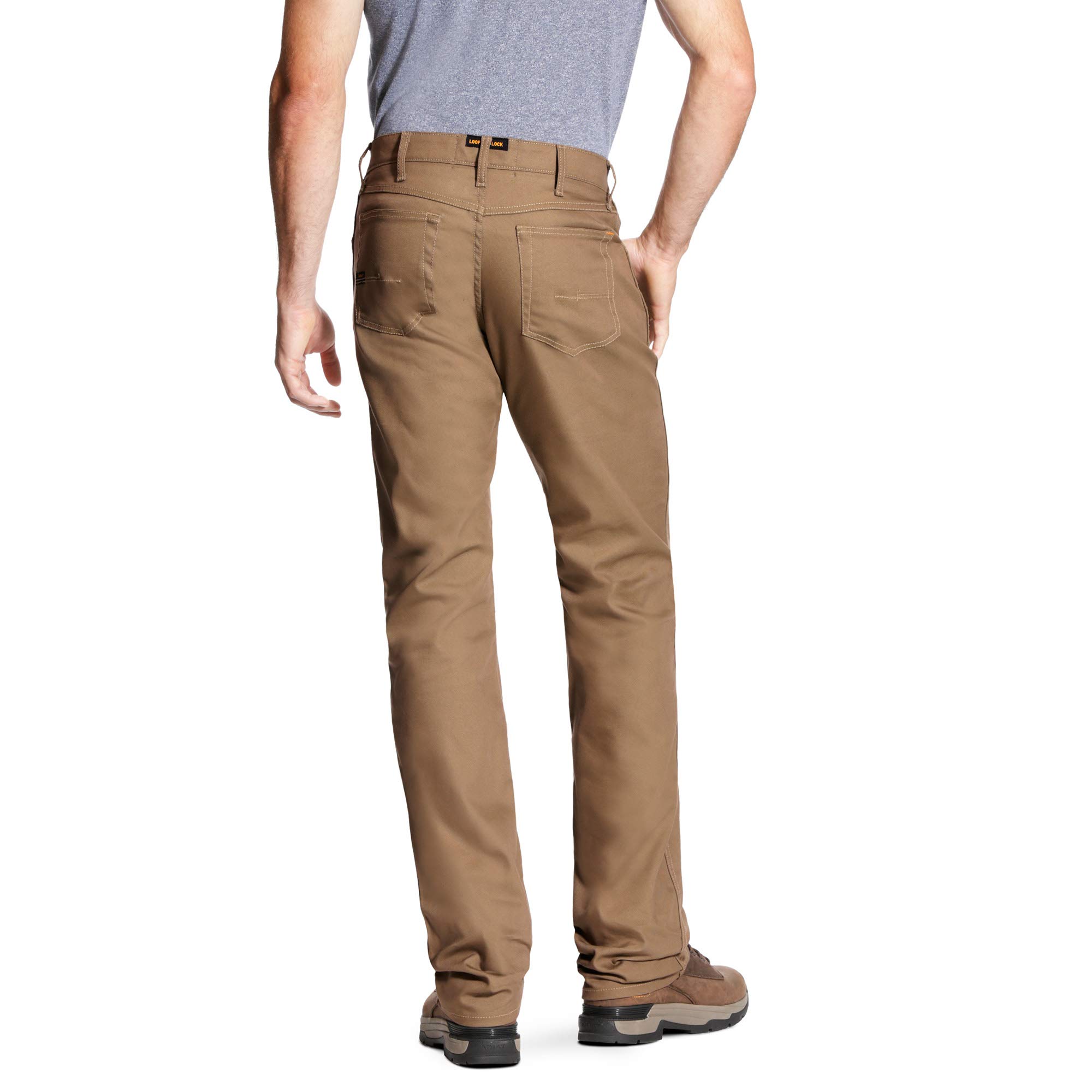 Ariat Men's Rebar M4 Stretch Canvas Work Pants - Durable 5-Pocket Utility Pants for Construction, Farming & Outdoor Work - Comfortable & Flexible Workwear for Professionals