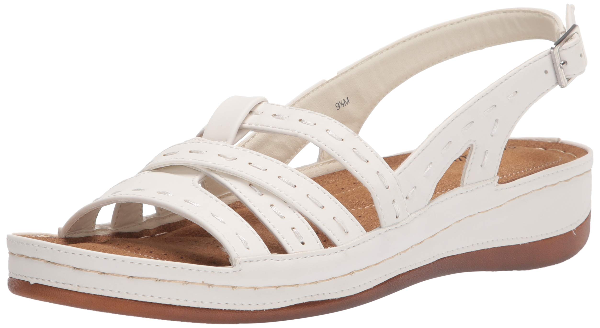 Easy Street Women's Sling Back Sandal - Comfortable Casual Summer Shoes for Walking, Beach & Outdoor Activities | Breathable & Stylish Women's Footwear