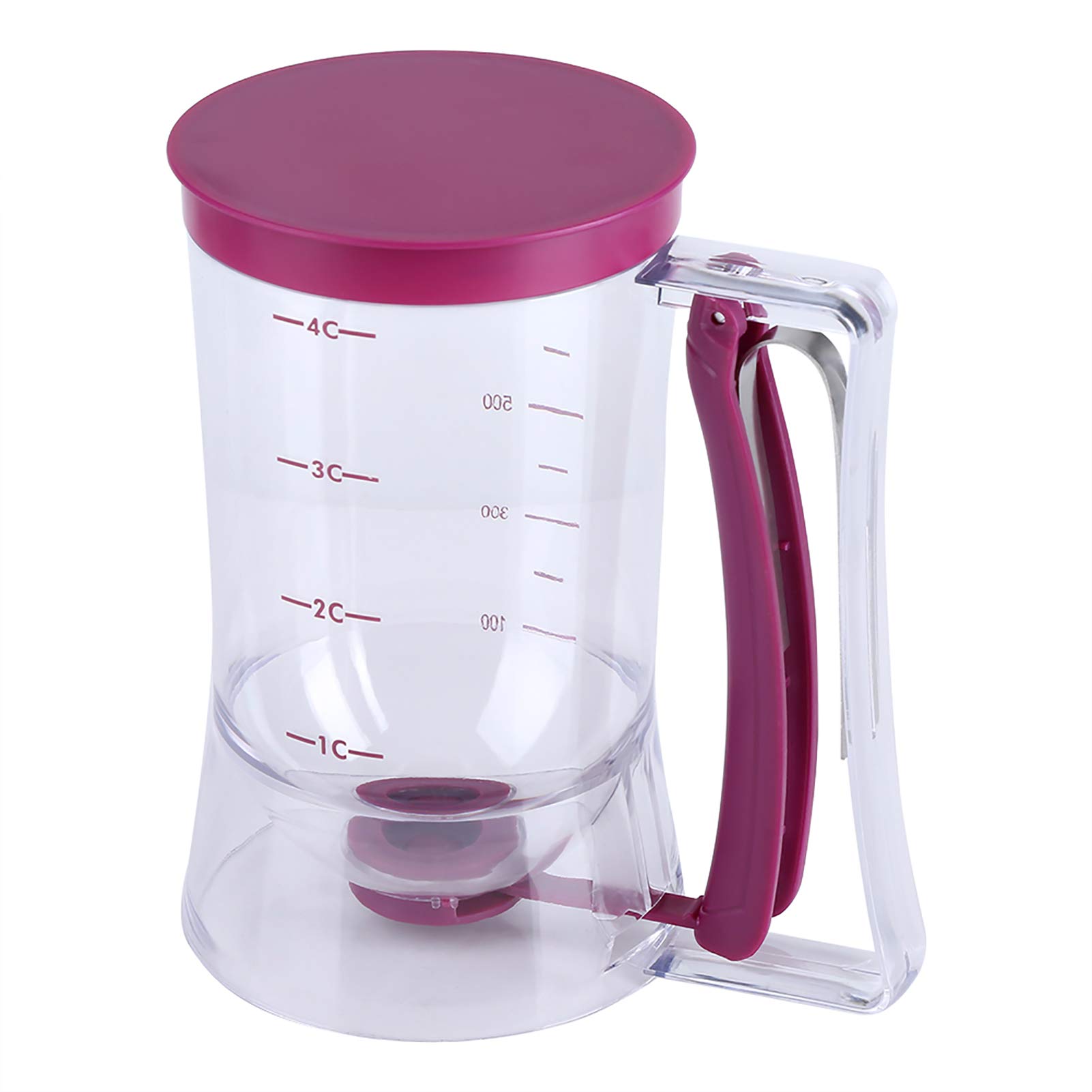 900mL Manual Batter Dispenser - Precise Measuring Cup for Cupcakes, Pancakes & Waffles - Essential Kitchen Baking Tool for Perfect Breakfast & Dessert Making