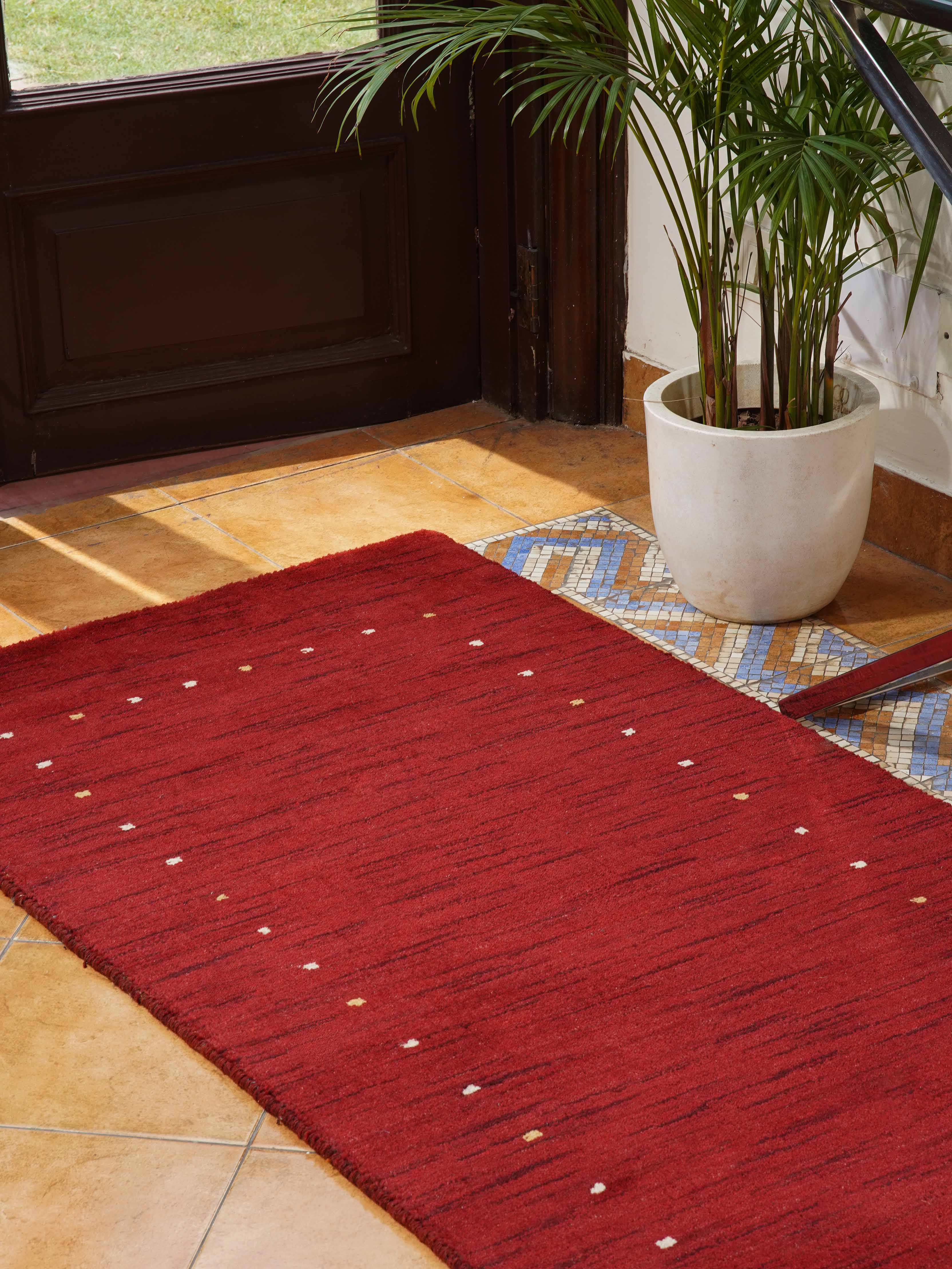 Premium Hand-Knotted Wool Rug - Soft & Durable for Living Room, Bedroom, or Office - Splendor Collection - Eco-Friendly & Stain Resistant