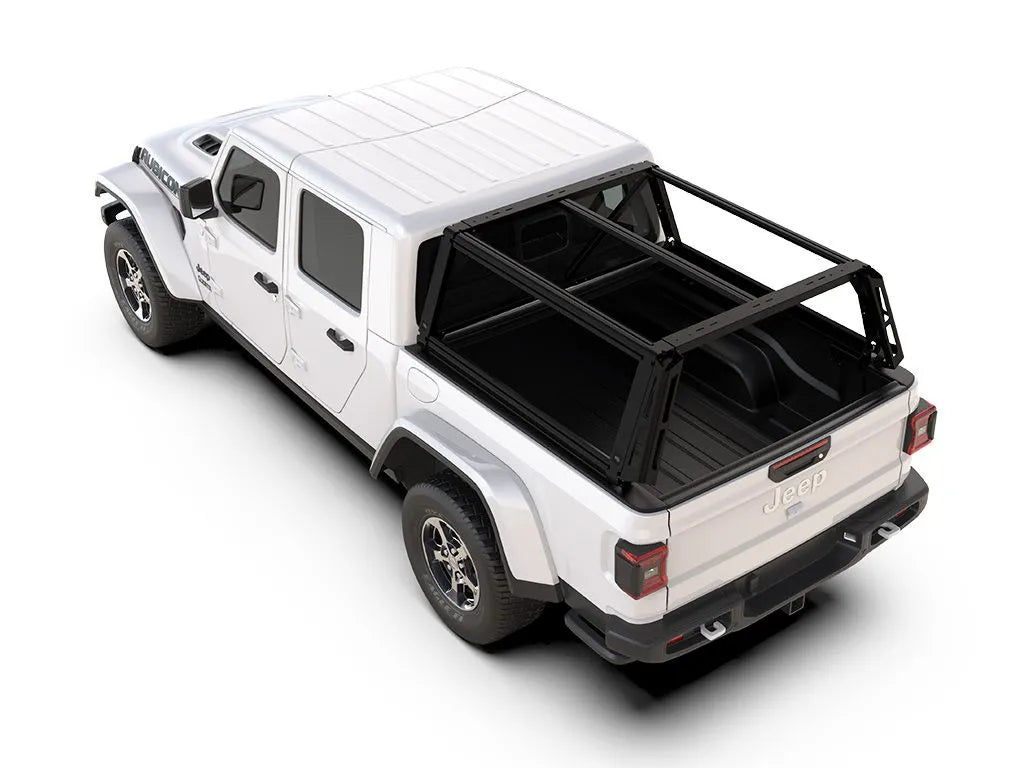 Jeep Gladiator JT Front Runner Outfitters Pro Truck Bed System - Durable Aluminum Cargo Organizer for Off-Road Adventures & Camping Gear Storage