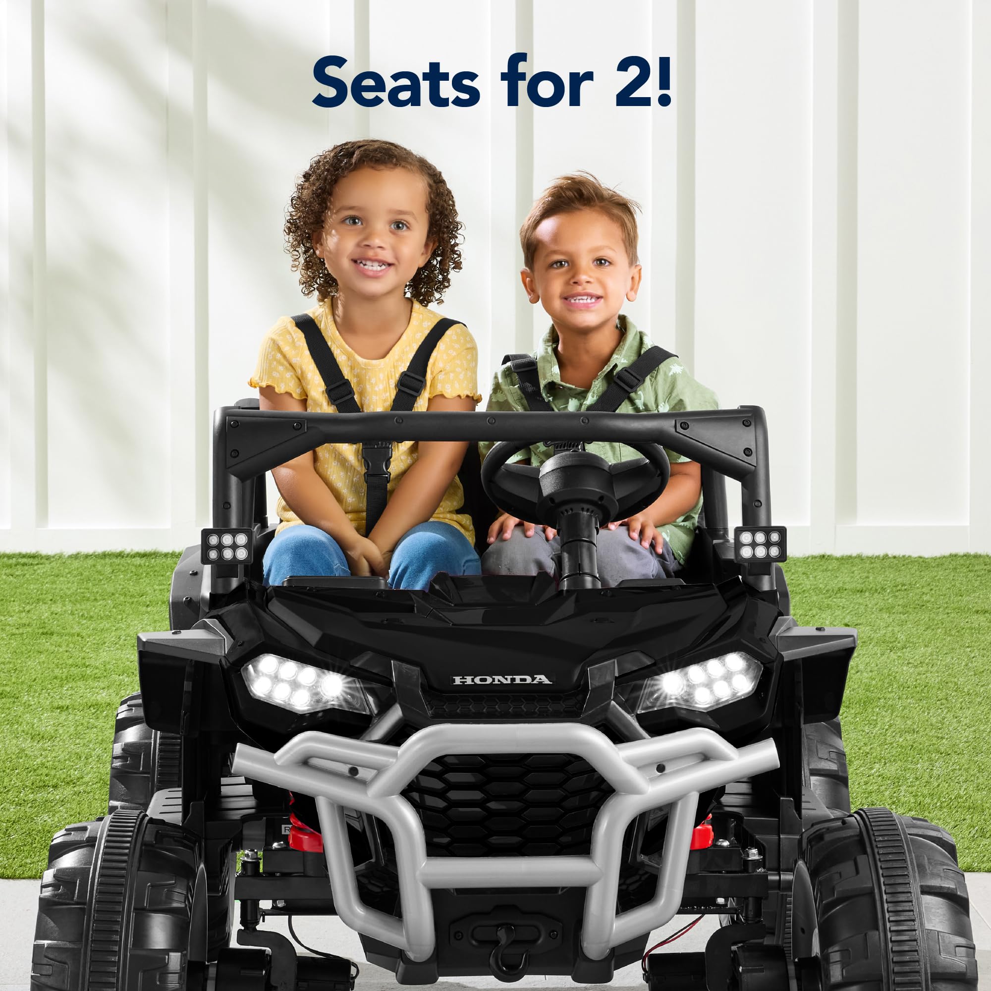 Best Choice Products 24V Kids Electric Ride-On UTV Car - Officially Licensed Honda Talon 2-Seater with Parent Remote Control, LED Lights & Bluetooth - Black | Perfect for Outdoor Play, Backyard Adventures & Birthday Gifts