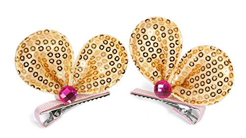 Sparkly Heart Hair Clips for Women - Glittery Sequin Barrettes for Girls & Teens - Perfect for Parties, Weddings, Prom & Everyday Wear