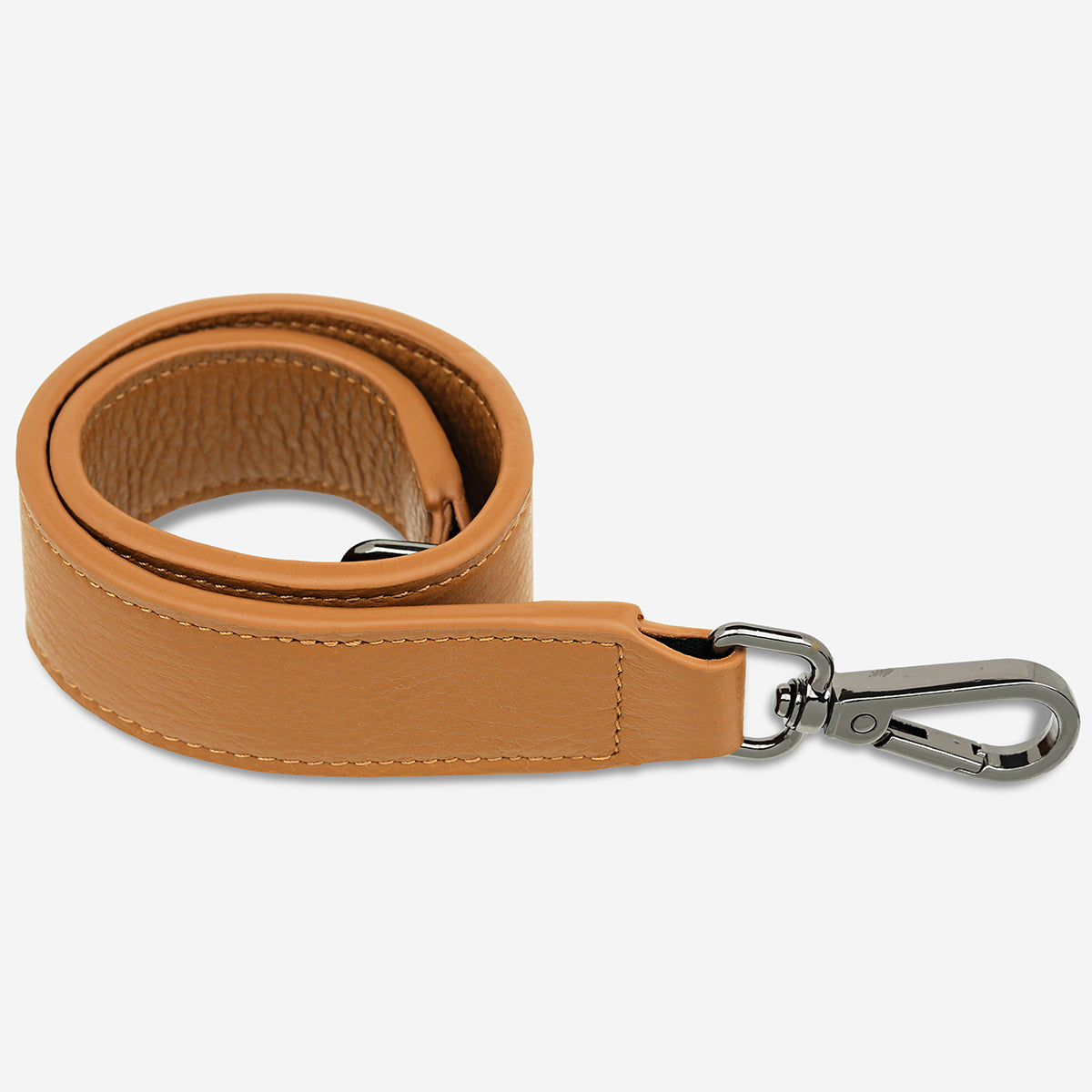 Genuine Leather Short Strap in Tan - Perfect for Watches, Bags & DIY Craft Projects