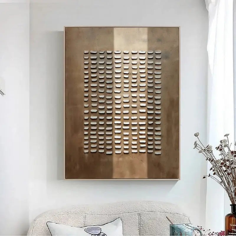 Custom Abstract Tranquility Wall Art Canvas Print - Modern Home Decor for Living Room, Bedroom & Office - Serene Blue & White Painting #WS071 | Perfect for Meditation Spaces, Yoga Studios & Relaxation Areas