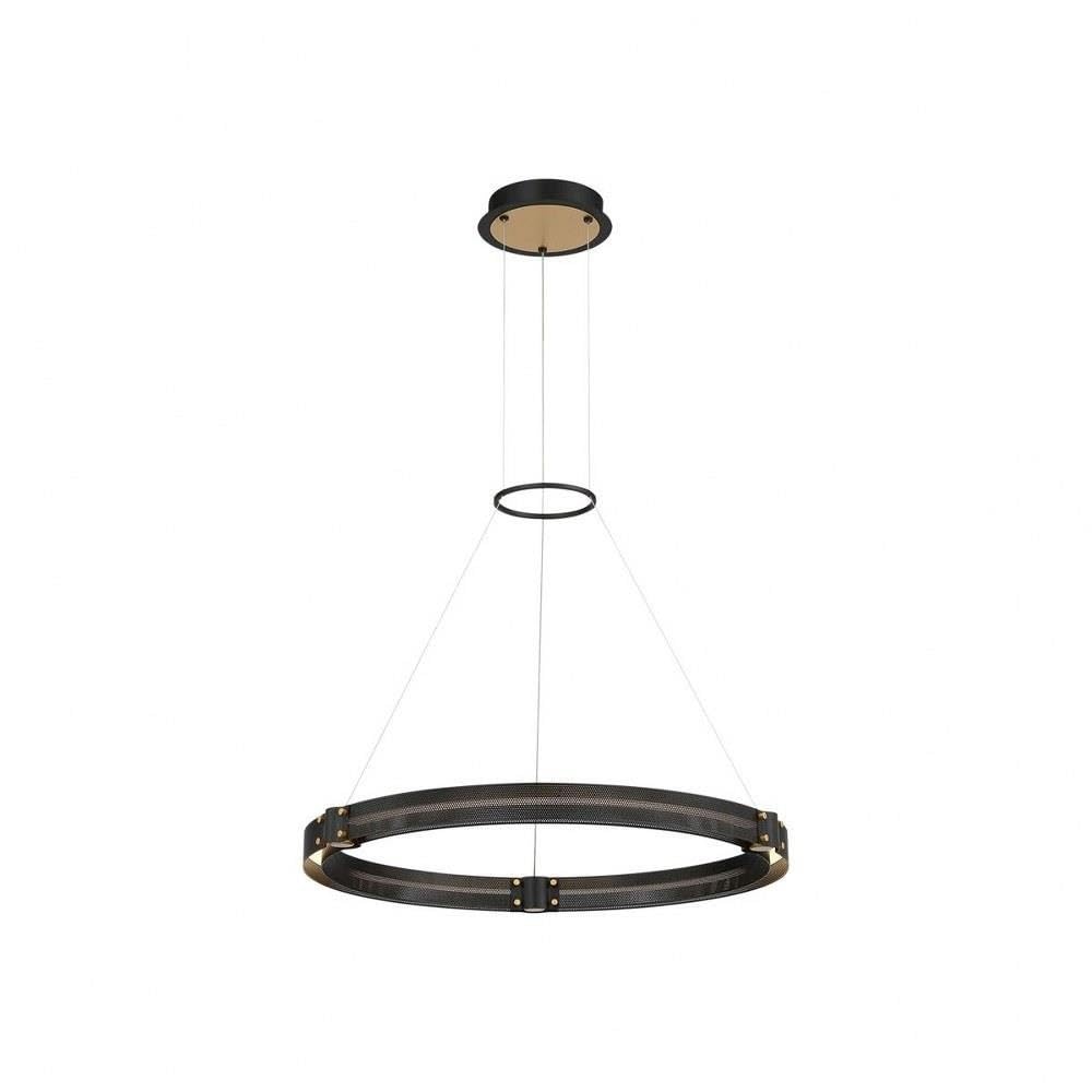 Eurofase Admiral Small Chandelier - 1 Light Modern Mini Crystal Ceiling Fixture for Dining Room, Bedroom, or Entryway Lighting
