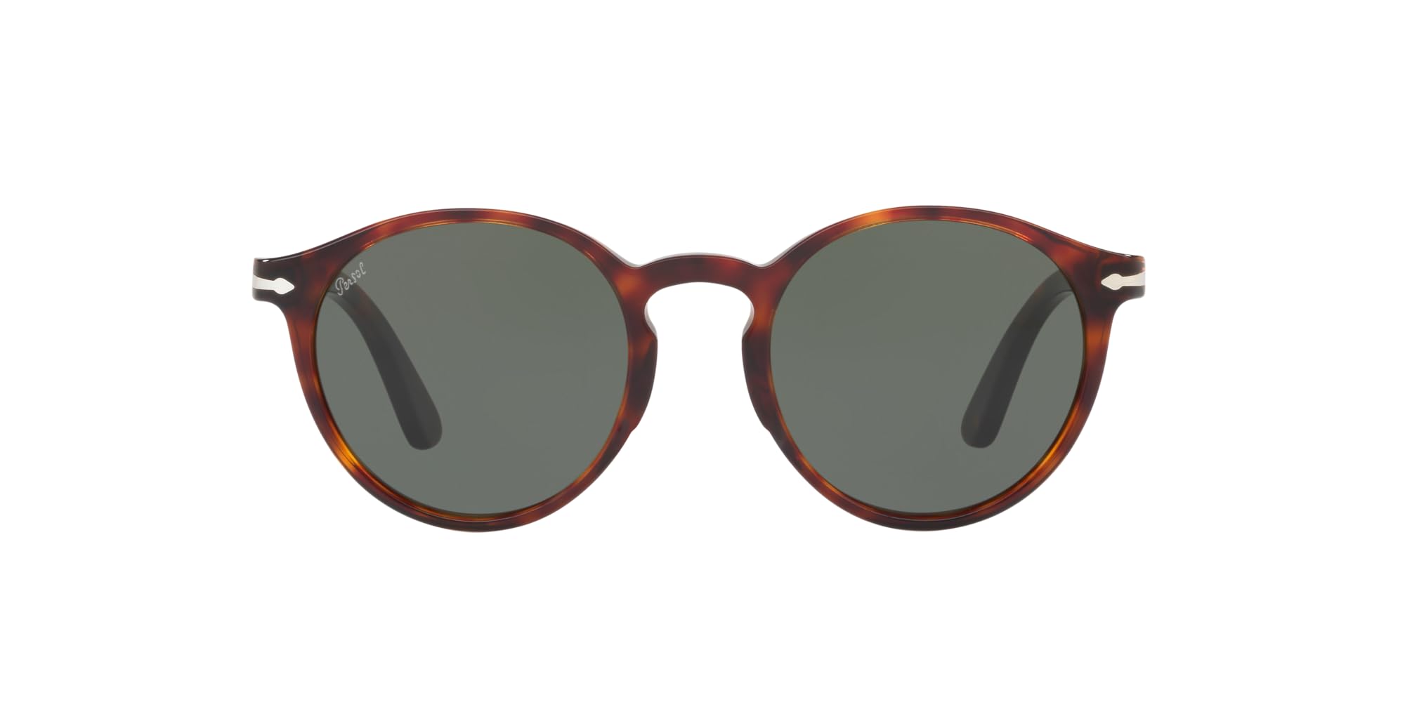 Persol PO3171S Round Sunglasses for Men & Women - Classic Vintage Style UV Protection - Perfect for Driving, Travel & Outdoor Activities