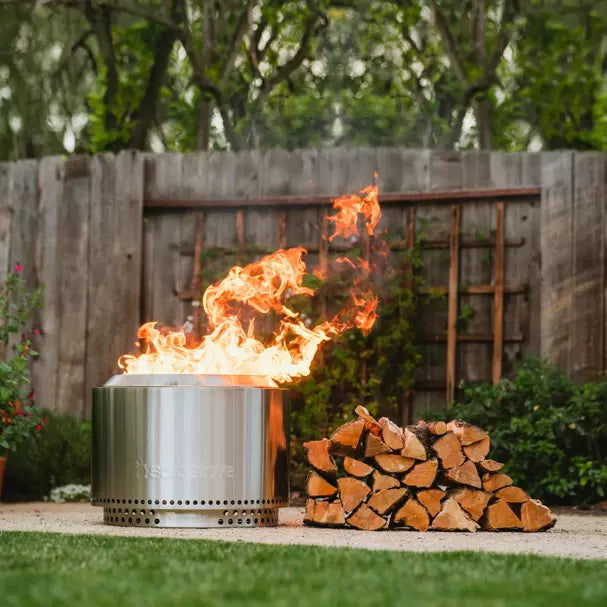 Solo Stove Yukon 2.0 Fire Pit with Stand - Smokeless Outdoor Campfire for Backyard, Patio & Camping - SSYUK SD 27 2.0