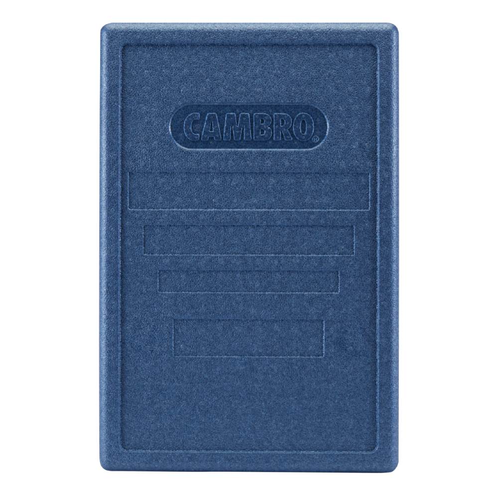 Cambro EPP180LID362 Cam GoBox Insulated Food Pan Carrier Lid - Blue | Durable Food Storage Container for Catering, Restaurants & Meal Prep | Keep Food Fresh for Hours