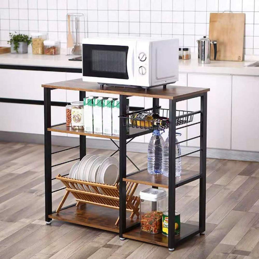3-Tier Microwave Stand Kitchen Baker's Rack - 35.5