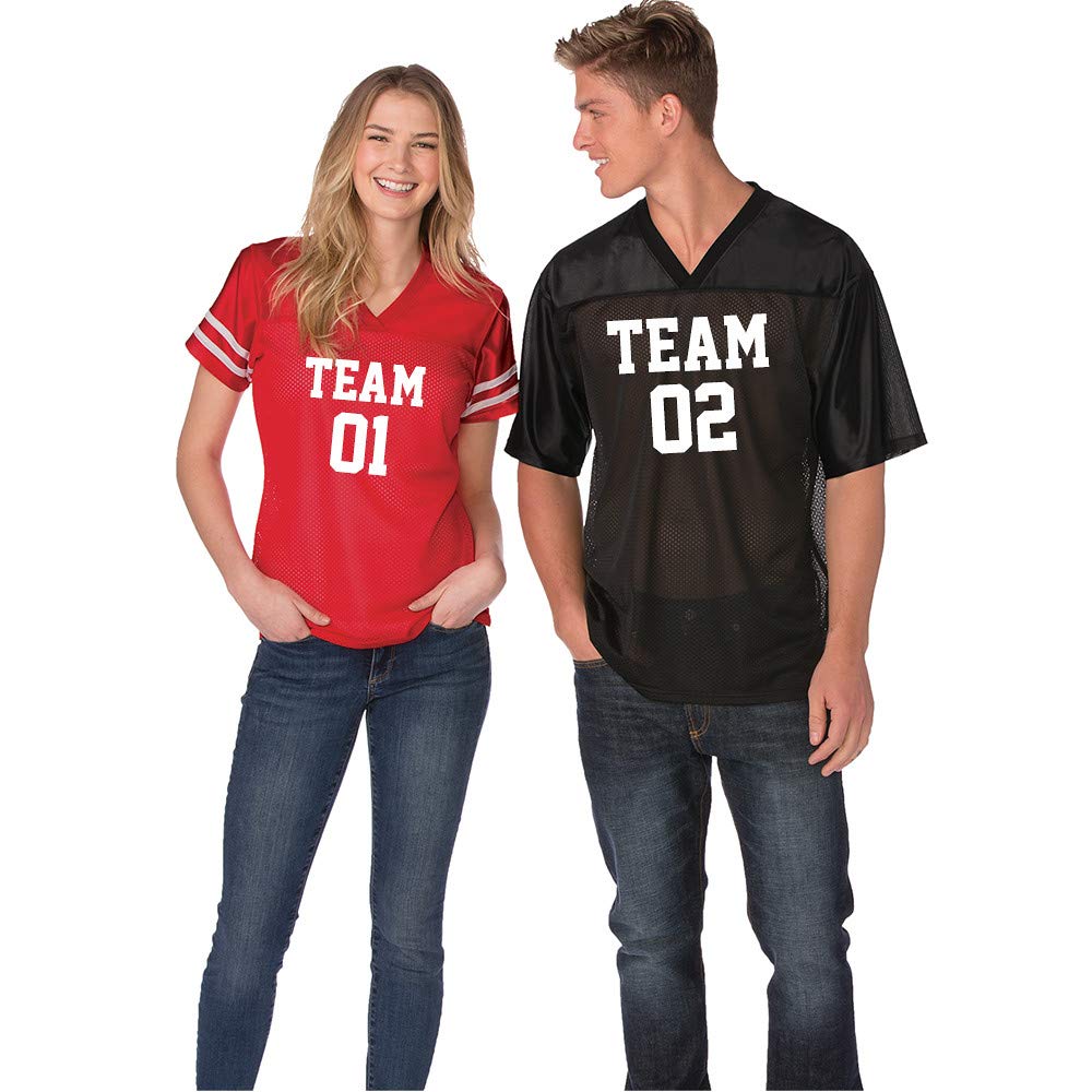 Custom Football Jerseys for Men & Women - Personalized 2-Sided Design - Create Your Own Team Uniform - Perfect for Games, Tournaments & Fan Support