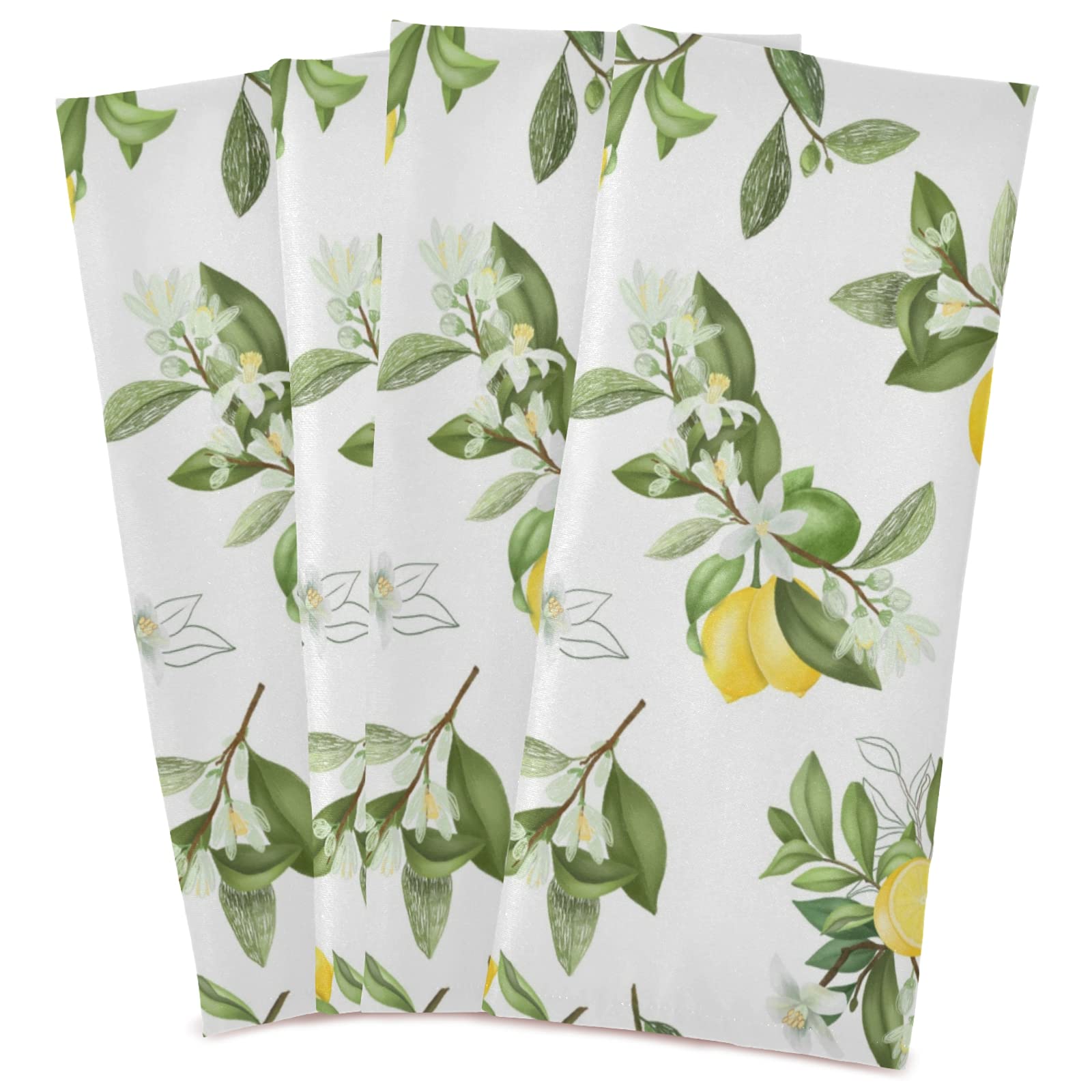 Premium Absorbent Kitchen Towels 4-Pack - Super Soft & Fast Drying Dish Cloths (28