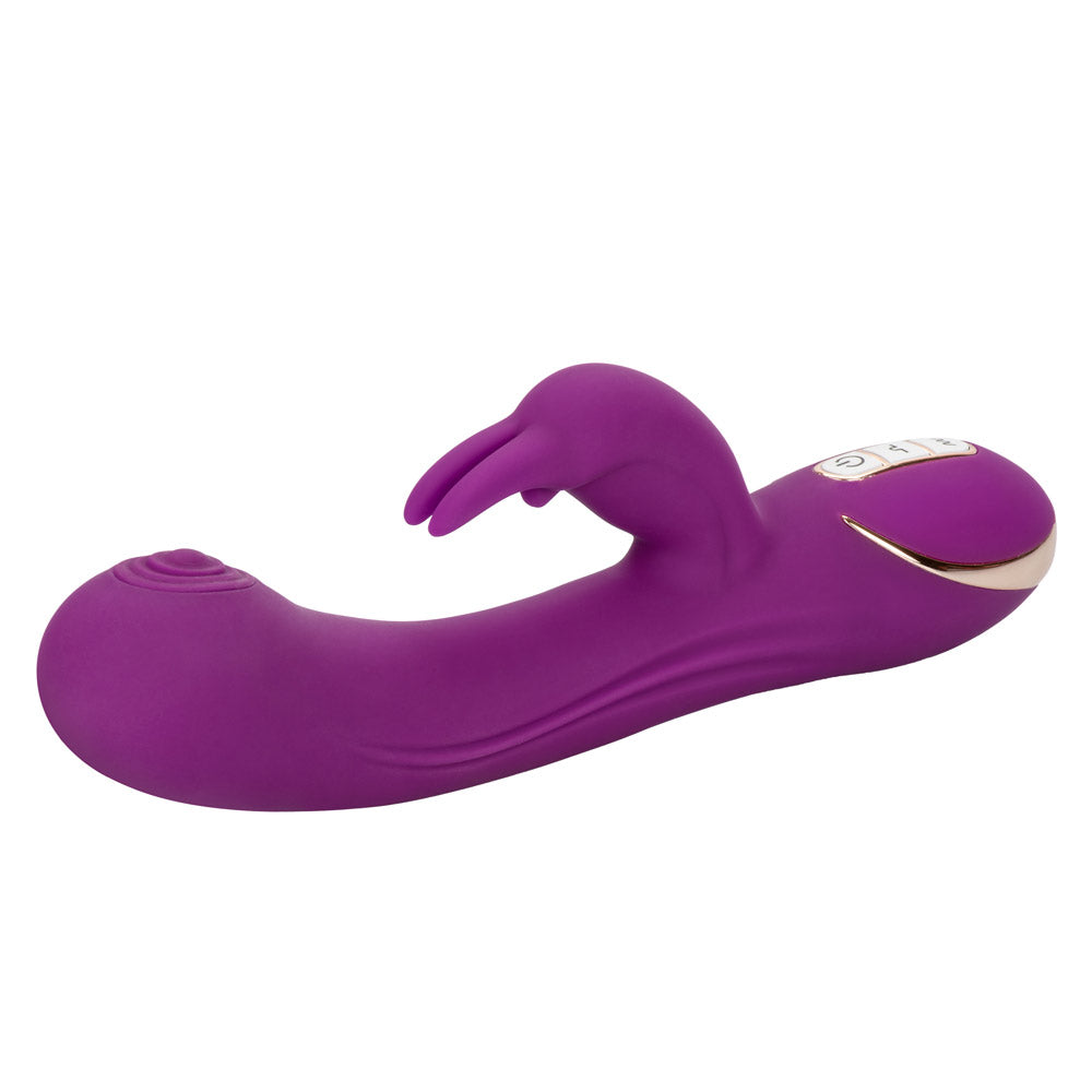 Jack Rabbit Signature Silicone Thumping Rabbit Vibrator - Dual Stimulation G-Spot & Clitoral Massager for Women - Perfect for Solo Play & Couples Intimacy
