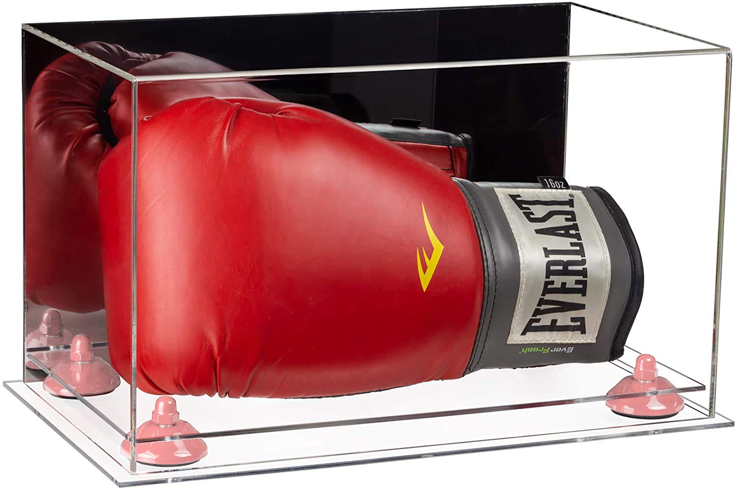 Premium Acrylic Full-Size Boxing Glove Display Case - Clear Protective Showcase for Collectibles & Memorabilia - Perfect for Home Decor, Sports Collections, and Retail Displays