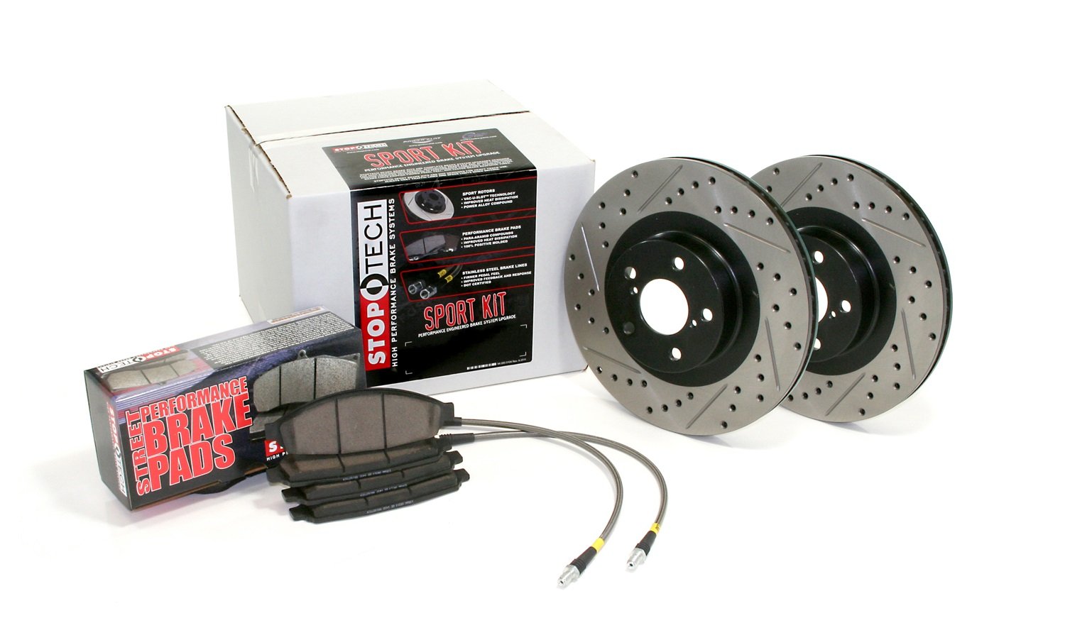 StopTech 978.33024 Sport Axle Pack - High Performance Brake Axle Kit for Cars & Trucks | Perfect for Racing, Off-Road & Daily Driving | 1 Pack