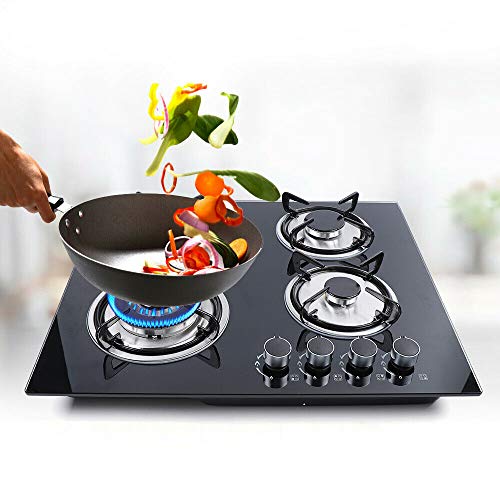 4 Burner Gas Cooktops