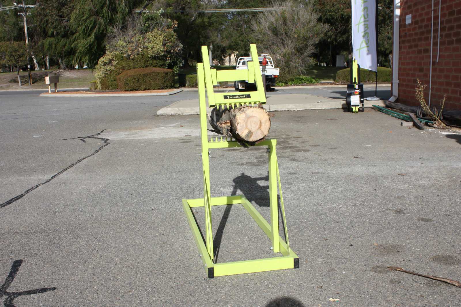Forestwest Log Stand - Heavy Duty Chainsaw Stand & Sawhorse BM11536A for Wood Cutting, Firewood Processing & DIY Projects - Perfect for Outdoor, Workshop & Home Use