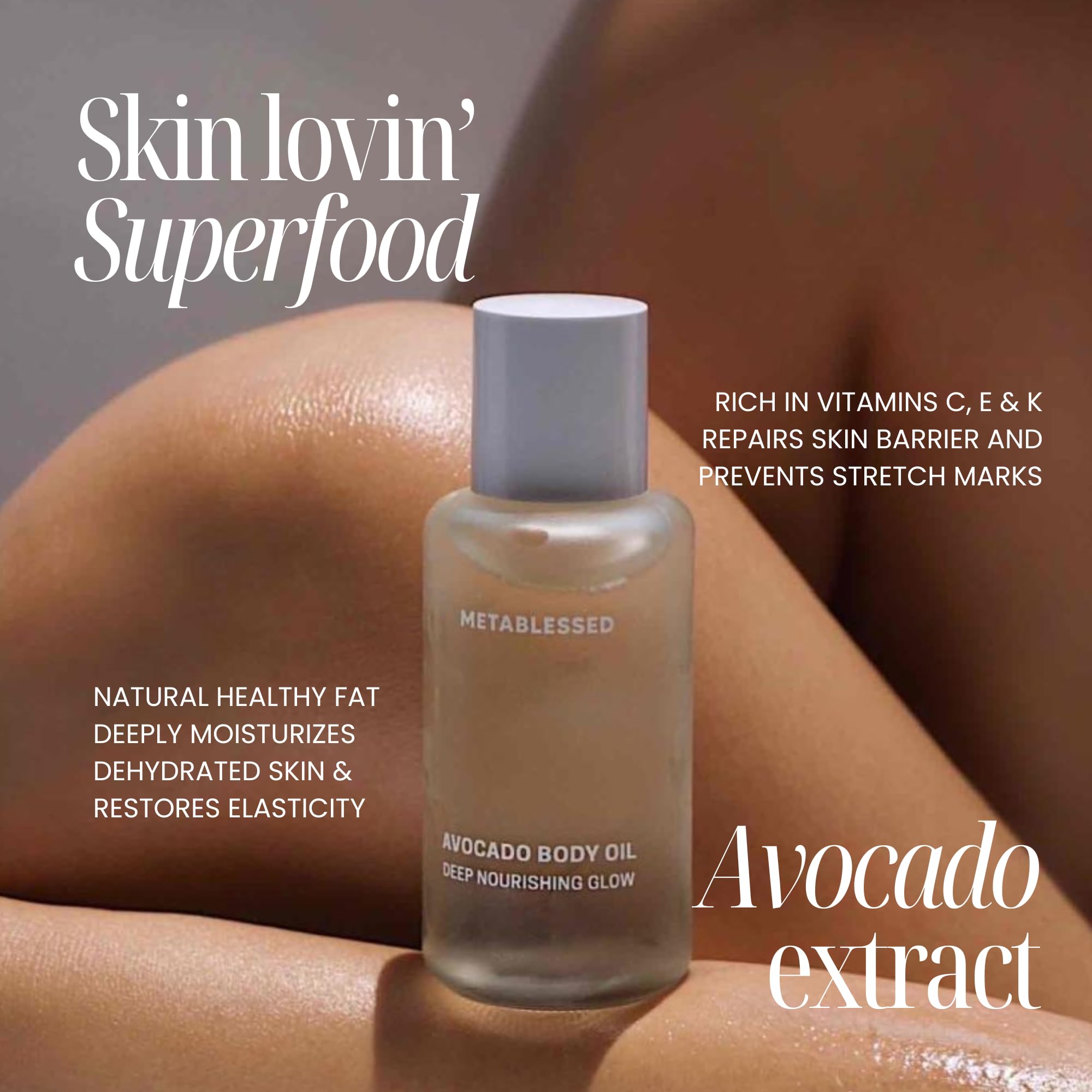 Organic Oatmeal Lotion & Avocado Dry Body Oil Set - Superfood Skincare Bundle for Sensitive Skin | Plant-Based Clean Beauty | Hydrating & Soothing for Dry Skin, Eczema & Daily Moisturizing