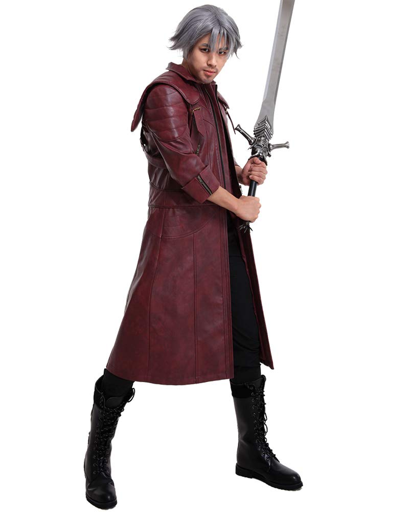 Men's Game Character Cosplay Costume - PU Leather Jacket for Halloween, Comic Con & Cosplay Events | High-Quality Faux Leather Cosplay Outfit