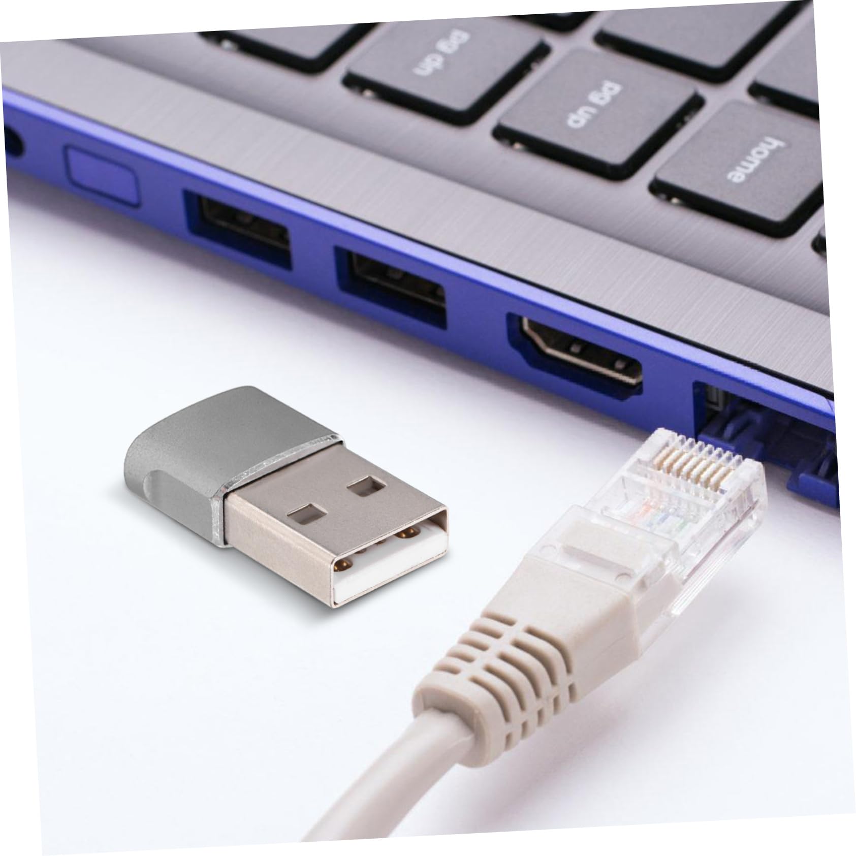 4-Pack USB Type C to USB Adapter, USB-C Female to USB Male Converter - Aluminum Alloy Data Transfer Cable for Smartphones, Laptops & Tablets - Perfect for Charging, Syncing & File Transfer