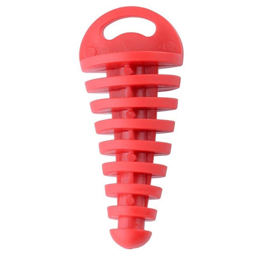 STY Motorcycle Exhaust Pipe Plug - Muffler Wash Plug & Pipe Protector for Motocross - Red Exhaust Plug Prevents Blow-Down & Silencer Damage (Bag Packaging) - Perfect for Bike Maintenance, Storage & Off-Road Riding