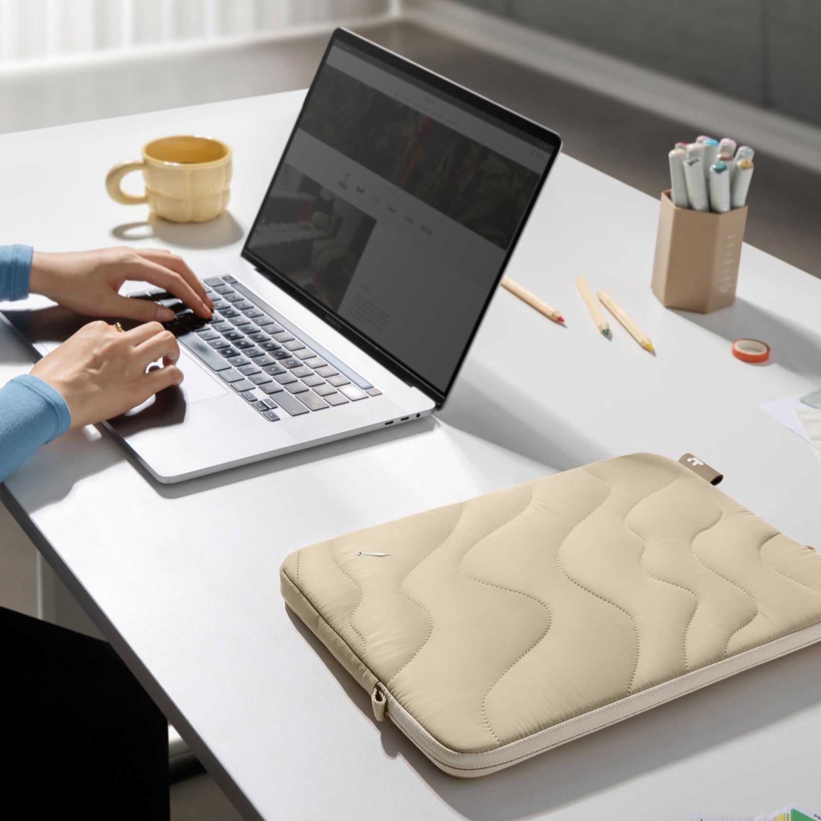 Premium Terra A27 Laptop Sleeve for 13-inch MacBook Air M4 - Slim Protective Case with Soft Lining | Perfect for Work, Travel & School Accessories