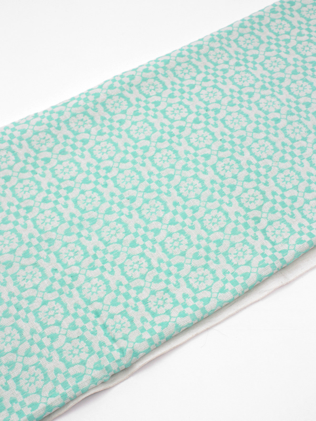 Elegant Mint Green Embroidered Scarf for Women - Soft Winter Fashion Accessory - Perfect for Office, Travel and Special Occasions