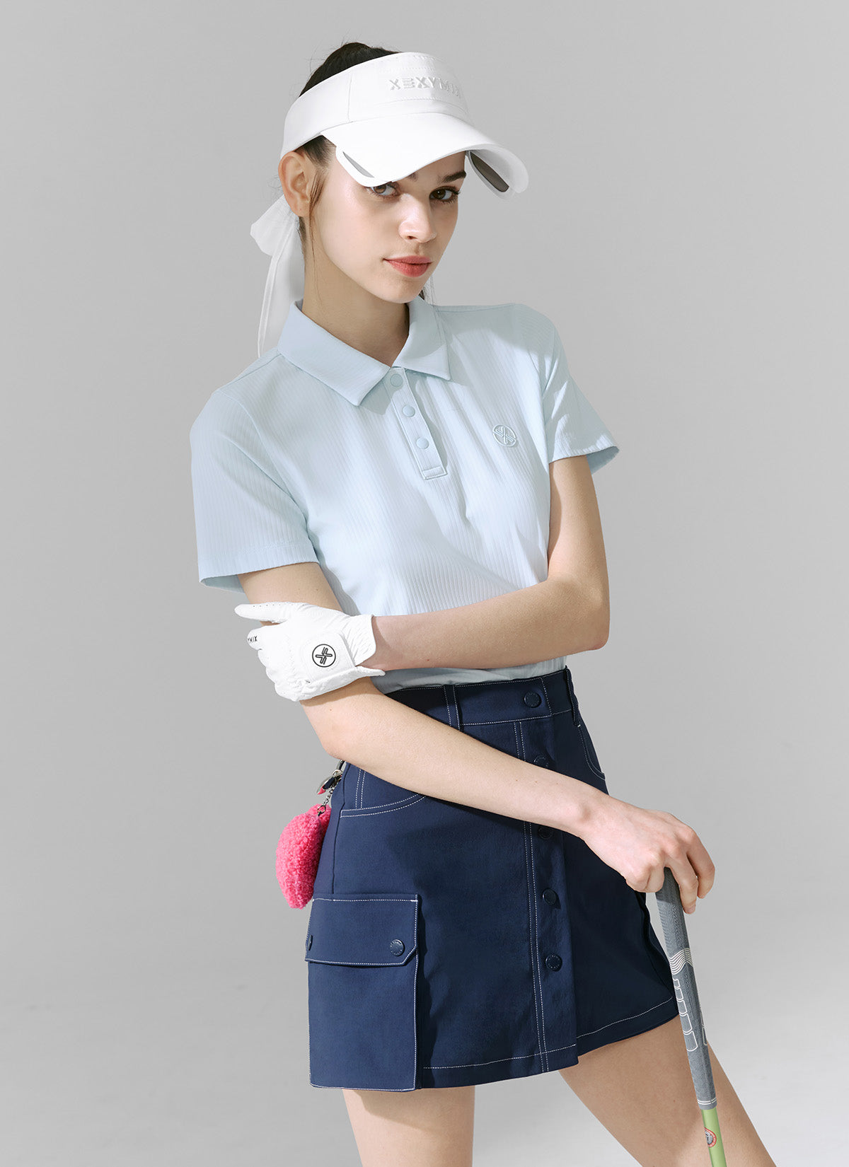 Men's Ribbed Polo Short Sleeve Shirt - Comfortable Stretch Cotton Blend for Casual Wear - Perfect for Golf, Office & Summer Outings