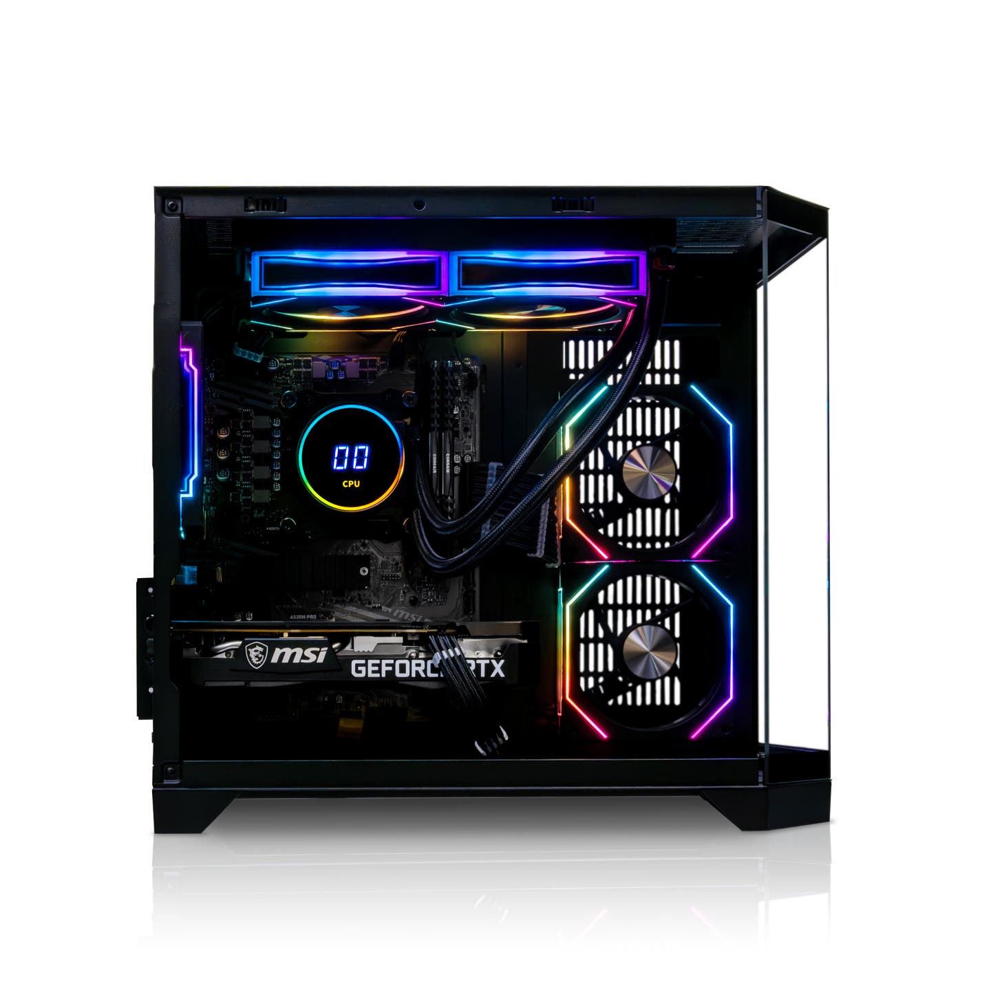 AMD Ryzen 5 5600X 6-Core Gaming PC with NVIDIA RTX 4060 Ti 8GB GDDR6 - High Performance Desktop Computer for 1440p Gaming, Streaming & Content Creation