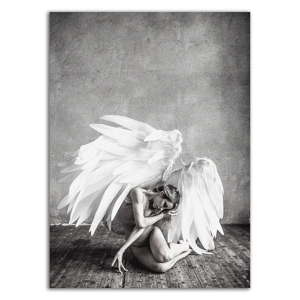 Angel Canvas Print by PhotoINC Studio - Ready to Hang Wall Art for Home Decor, Bedroom & Living Room