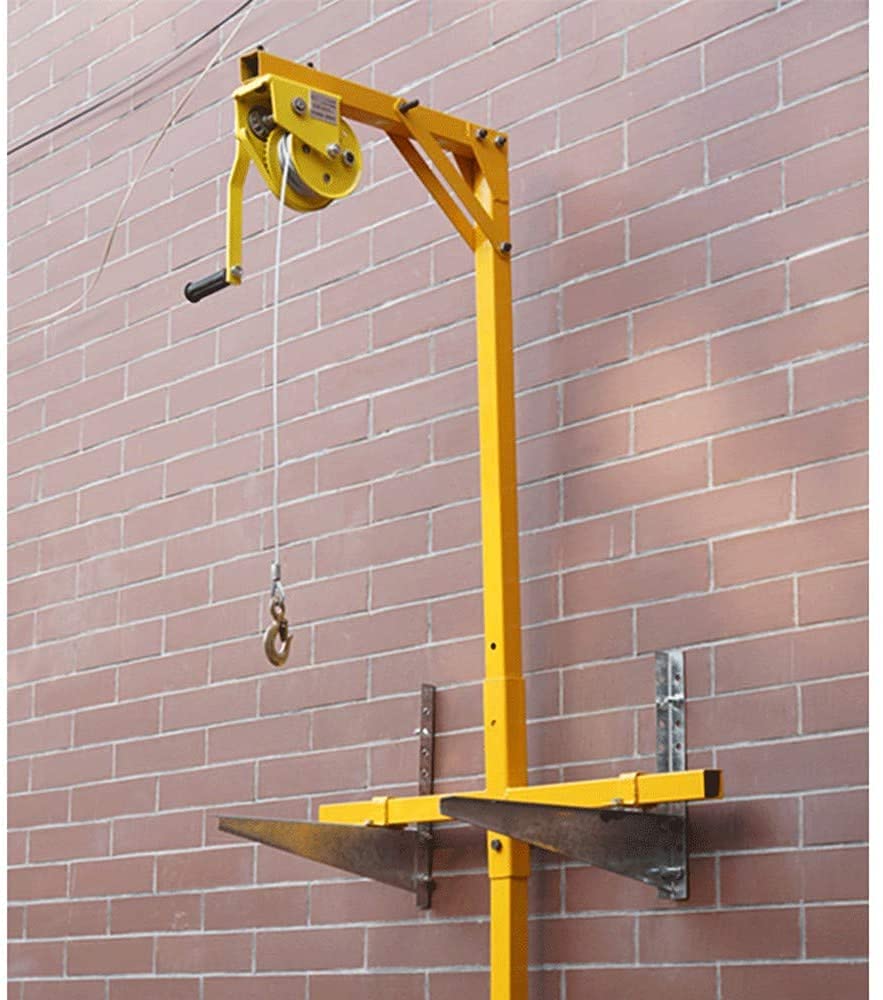 Stainless Steel AC Installation Lift Tool - Heavy Duty Triangle Bracket for Outdoor Air Conditioner Mounting with 10M Safety Rope | Perfect for HVAC Technicians & DIY Home AC Unit Installations