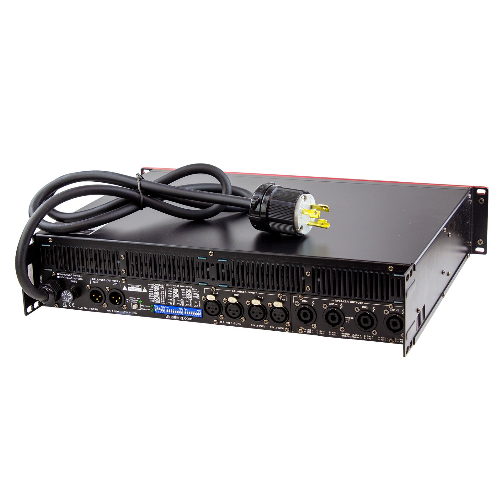 Blastking D20K 20000W 4-Channel Class D Professional Power Amplifier - Perfect for Live Concerts, DJ Gigs & Studio Recording