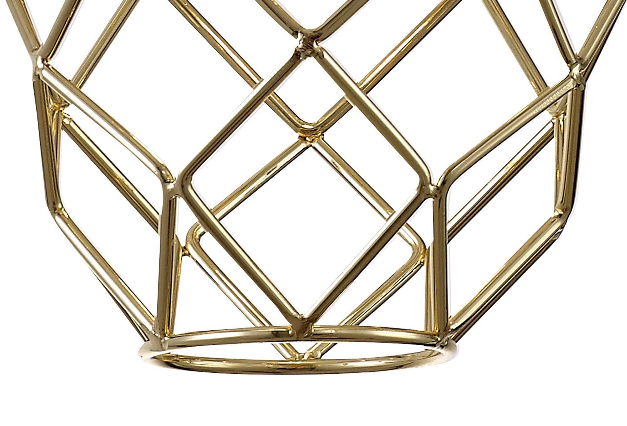 Bistreao Curved Cylinder Pendant Light - E27 Socket, Polished Brass Finish - Perfect for Dining Room, Kitchen Island & Modern Interior Lighting