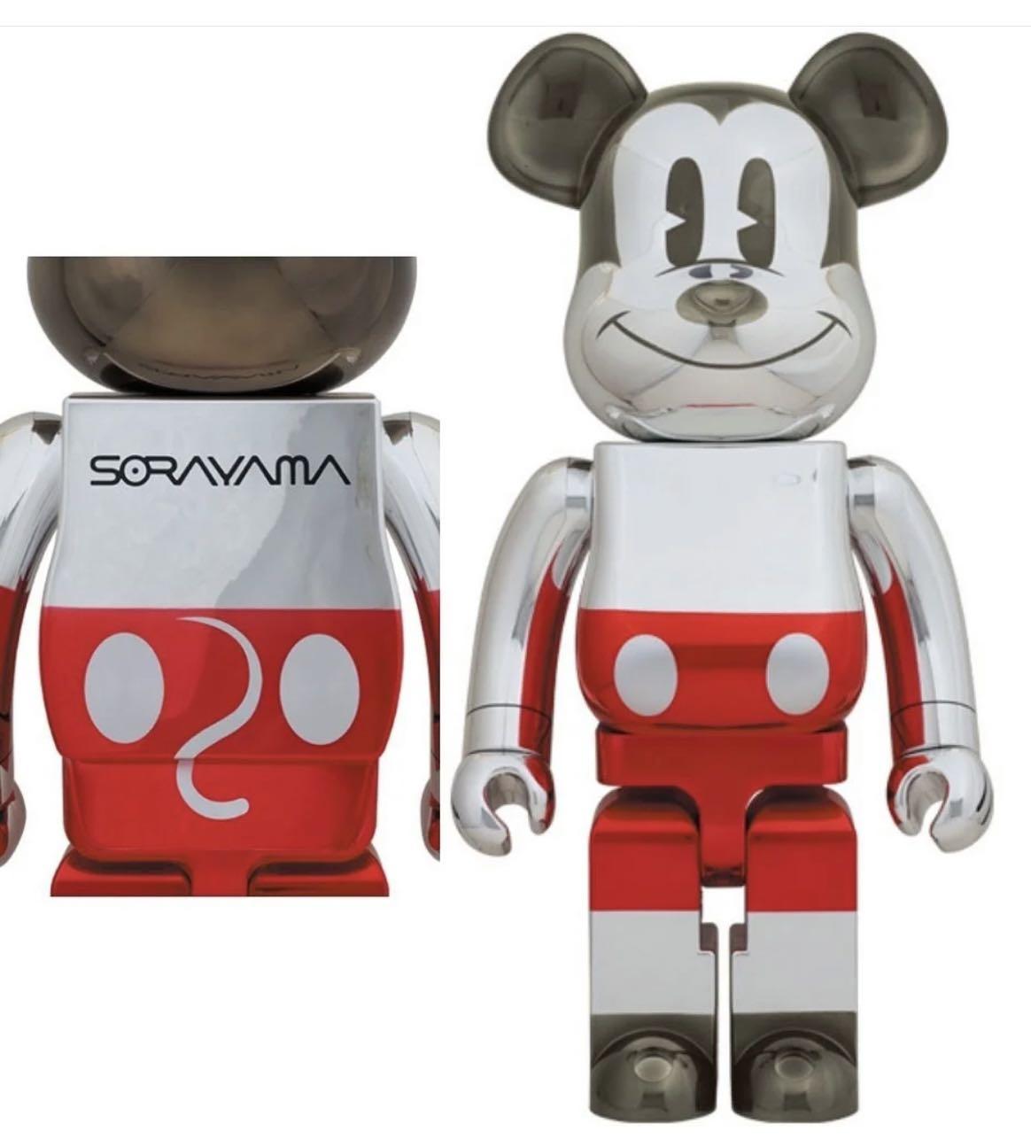 BE@RBRICK X DISNEY FUTURE MICKEY MOUSE 1000% Collectible Figure (2nd Color Version) - Limited Edition Vinyl Art Toy for Disney Fans & Bearbrick Collectors | Perfect for Home Display, Office Decor, and Gift Giving