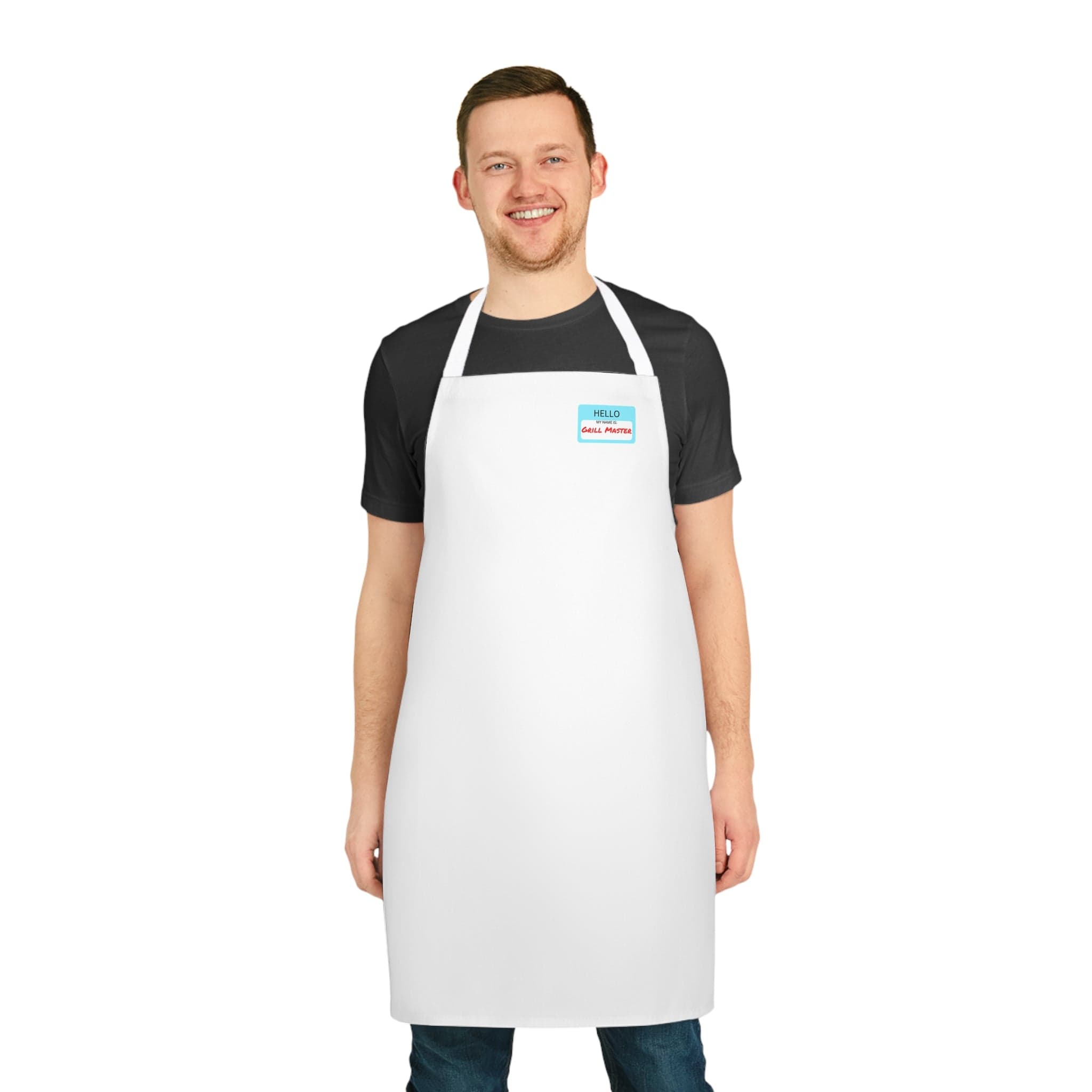 Grill Master BBQ Apron for Men - Heavy Duty Cooking Apron with Adjustable Straps & Pockets - Perfect for Grilling, Smoking, Outdoor Cooking & Backyard Parties