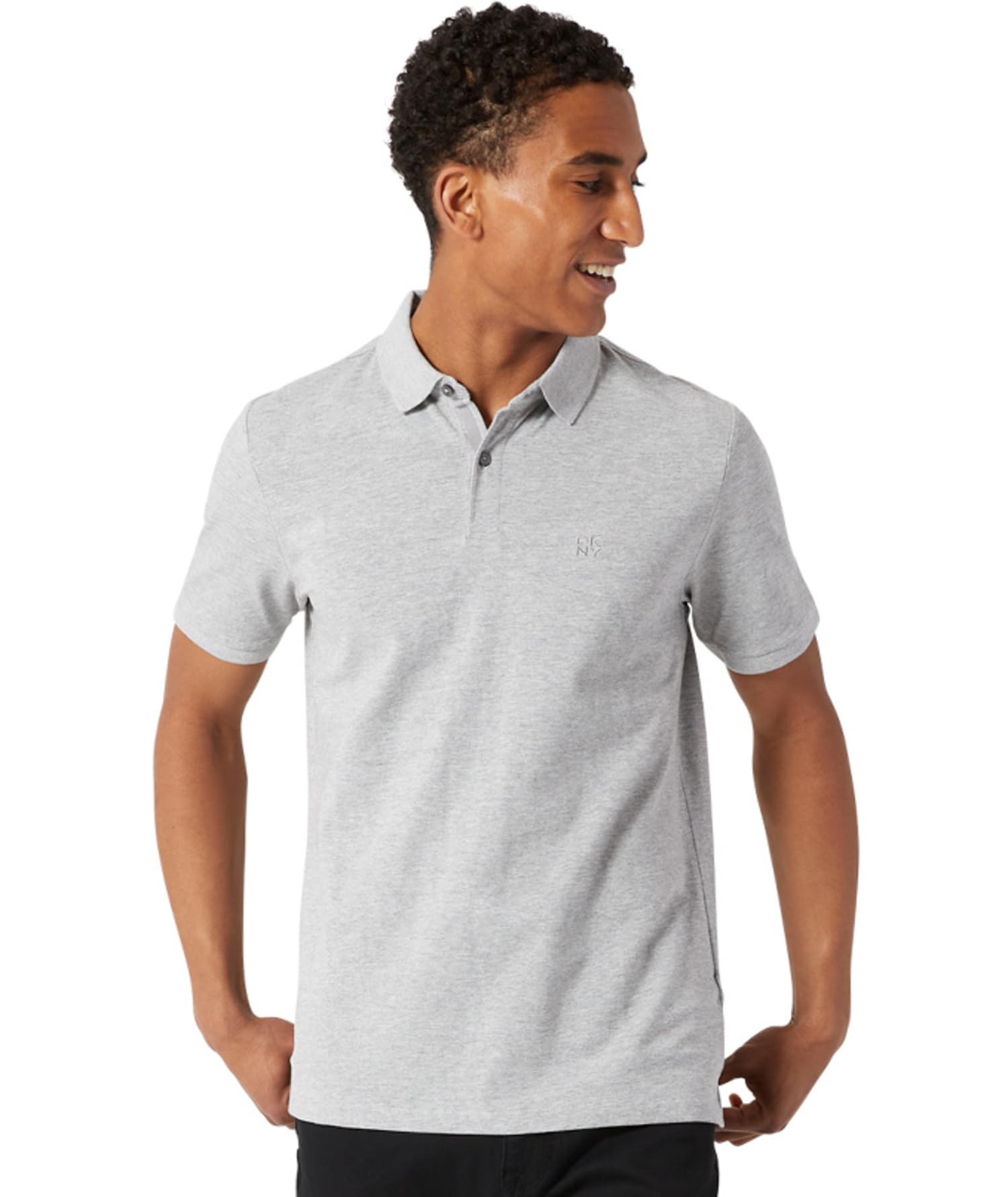 DKNY Men's Polo Shirts - Soft Stretch Cotton Casual Shirt | Modern Fit Short Sleeve Polo for Men | Perfect for Office, Golf & Summer Outings