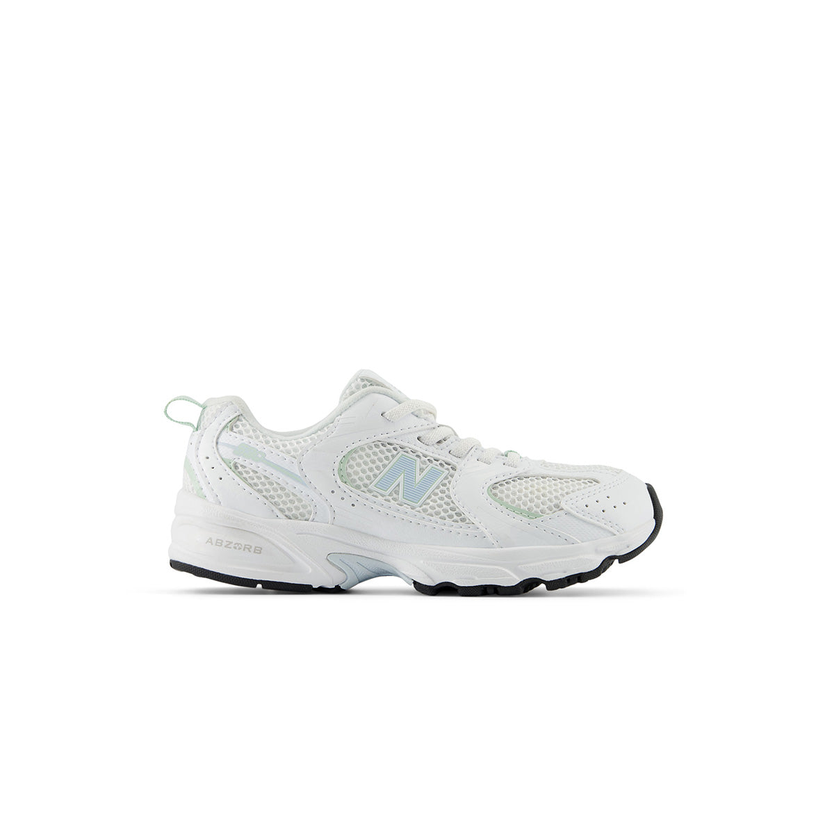 **Kids 530 Bungee Jump Shoes - White Ice Blue | Comfortable & Durable for Outdoor Play, Sports & Active Kids**    *(Use Cases: Perfect for playgrounds, trampoline parks, running, jumping, and everyday active wear for children.)*